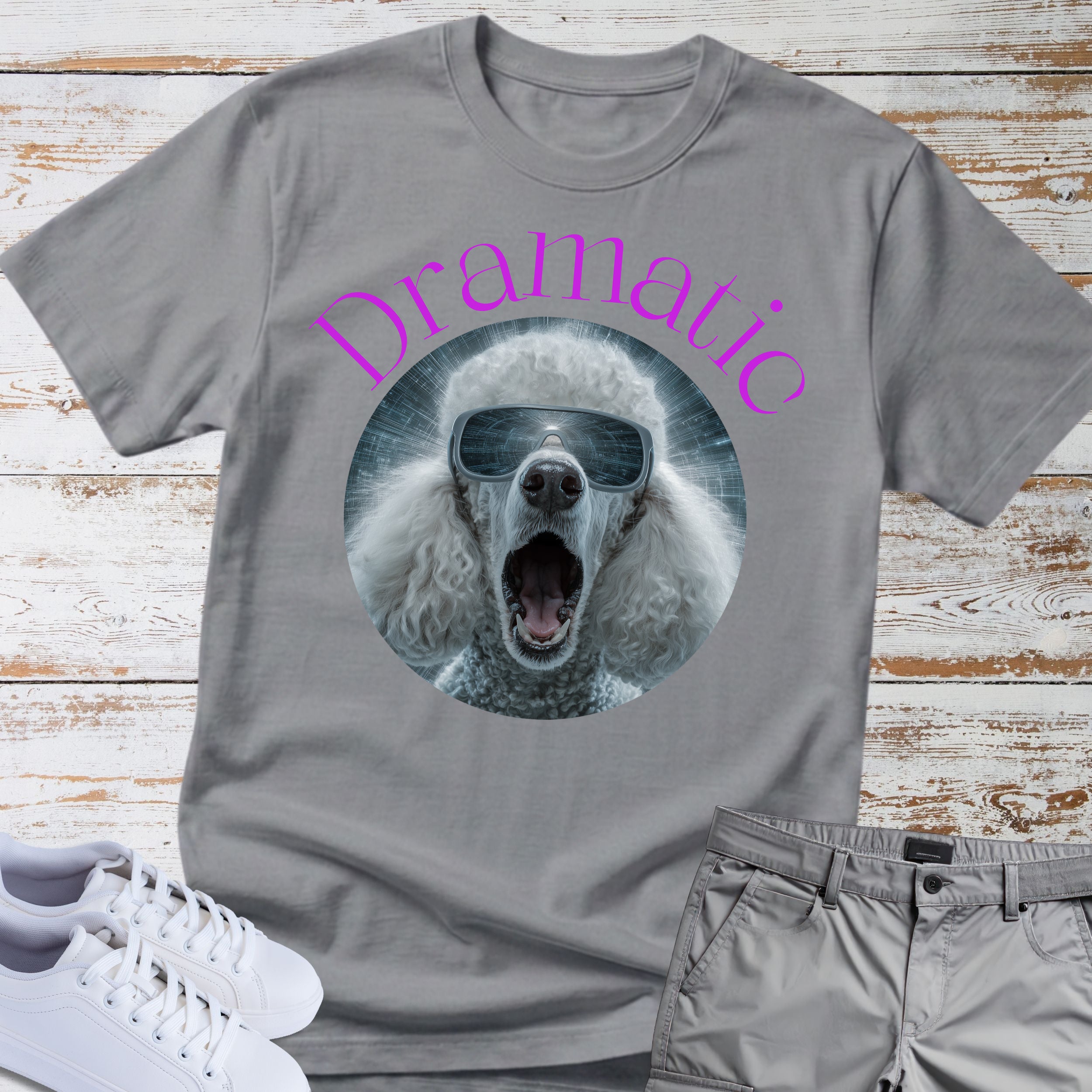 Poodle Dramatic T-shirt