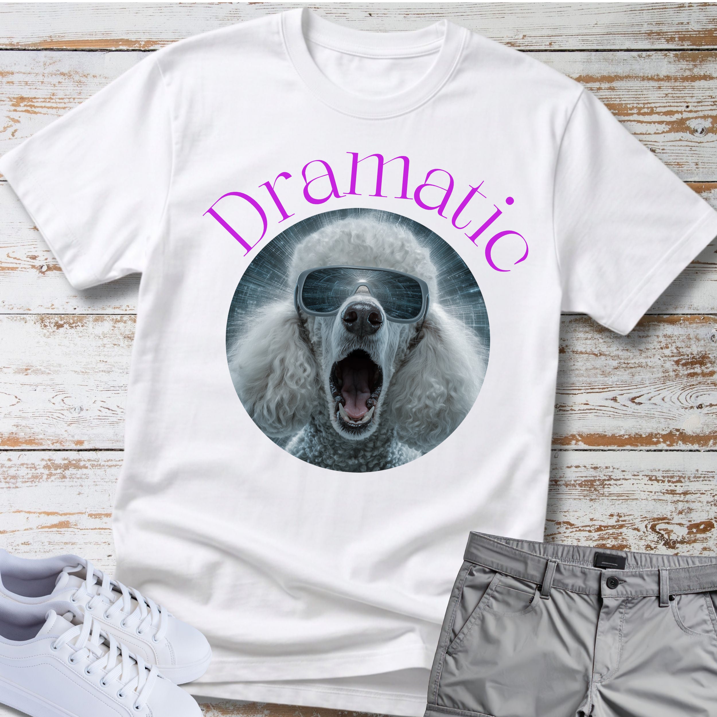 Poodle Dramatic T-shirt