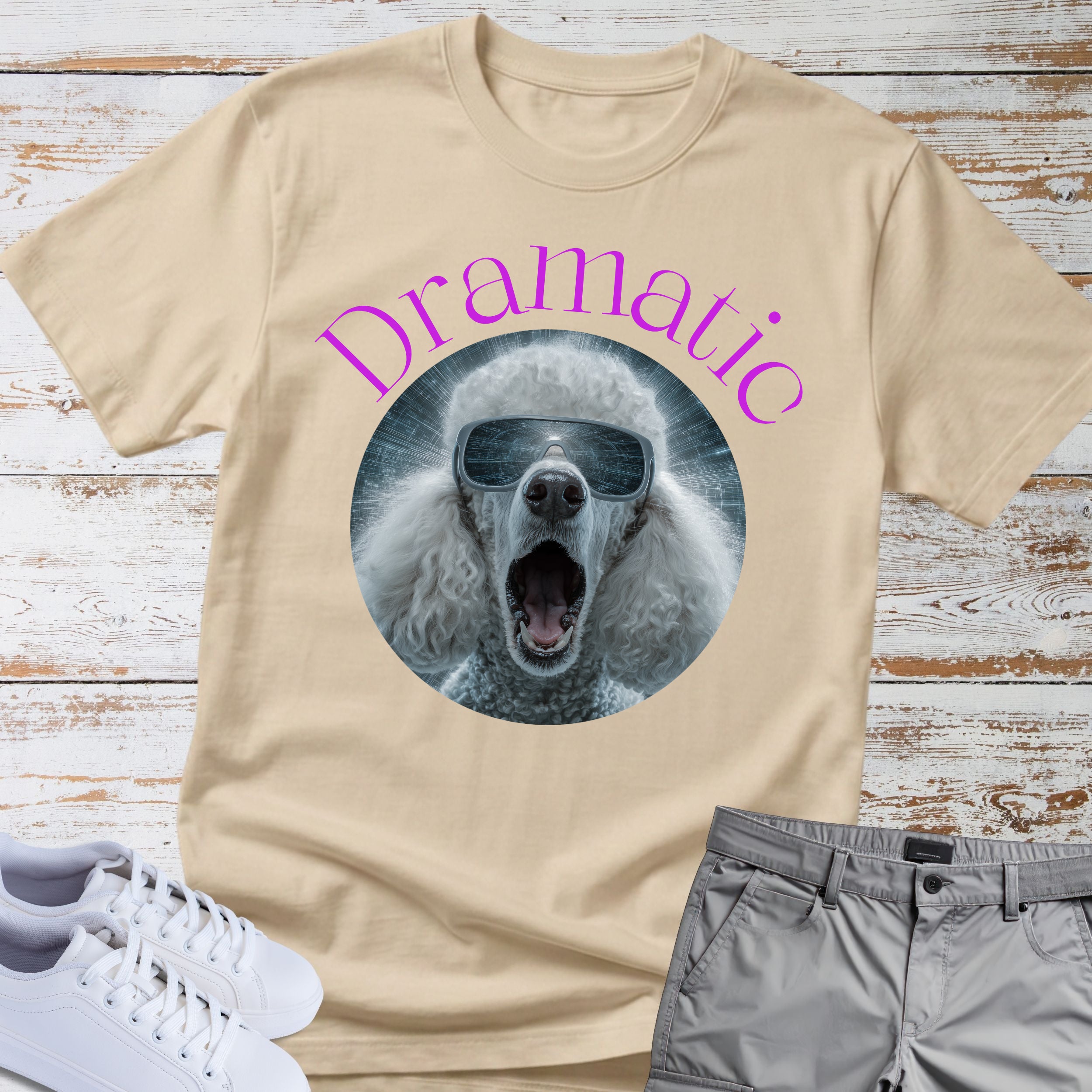 Poodle Dramatic T-shirt