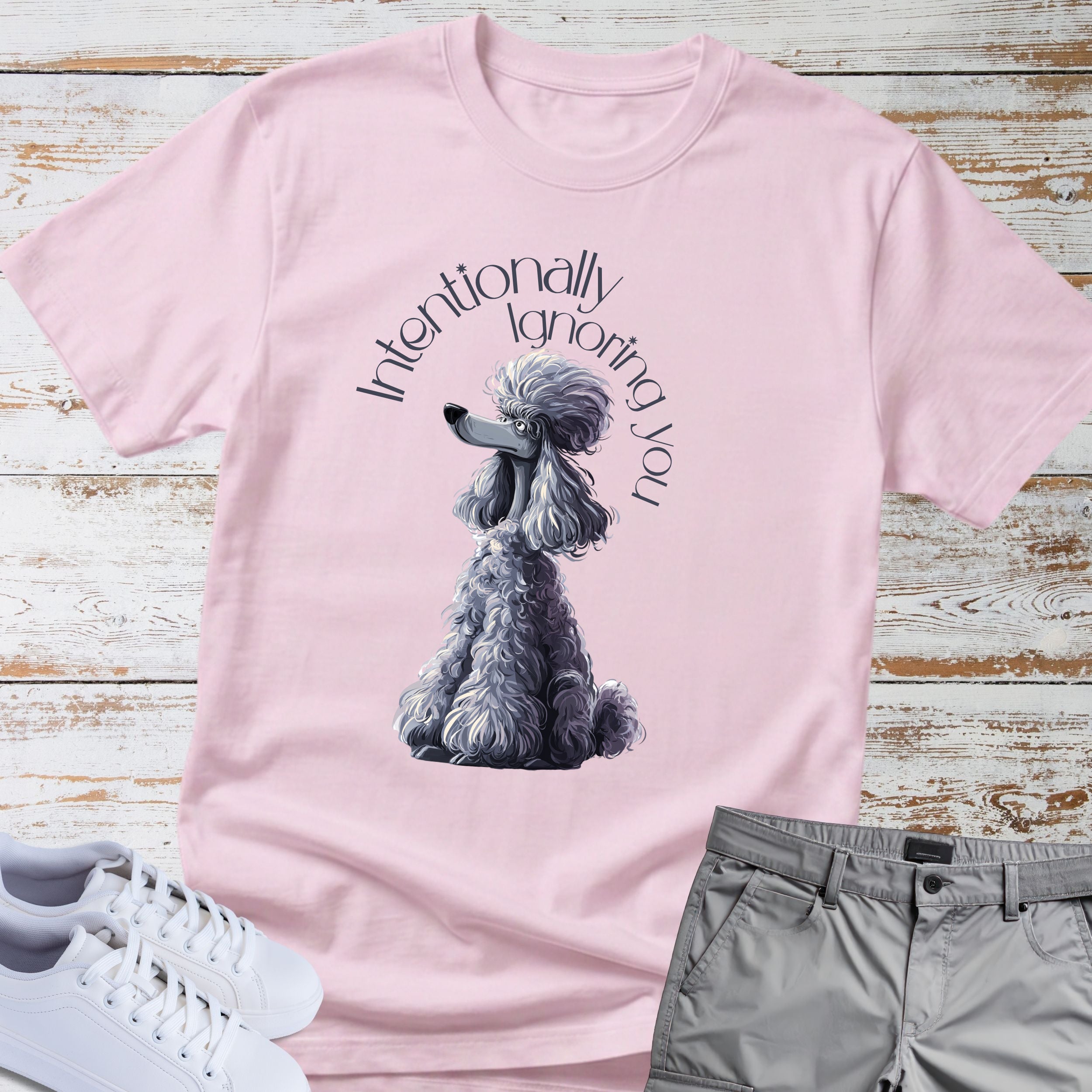 Poodle 'Intentionally Ignoring You' T-Shirt