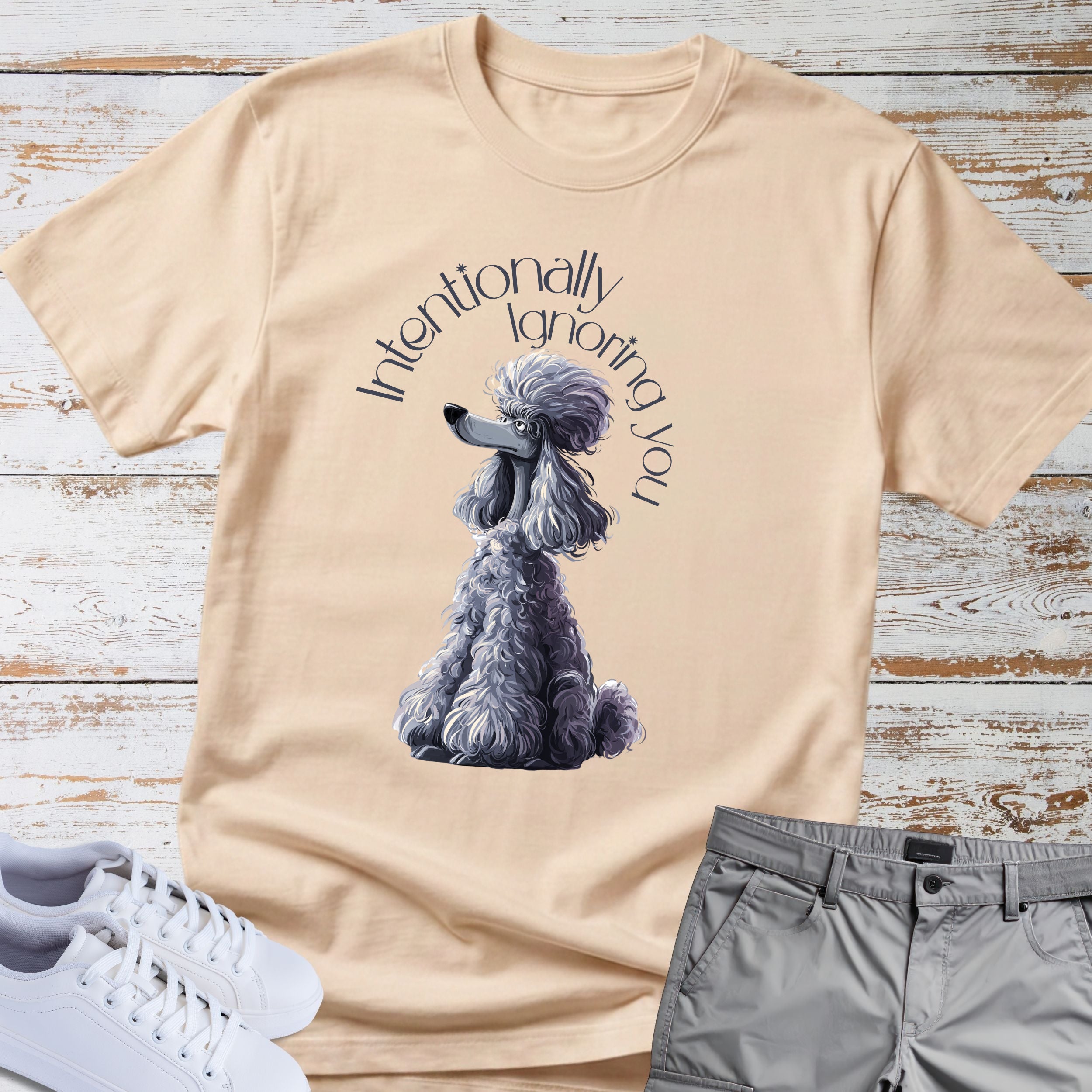 Poodle 'Intentionally Ignoring You' T-Shirt