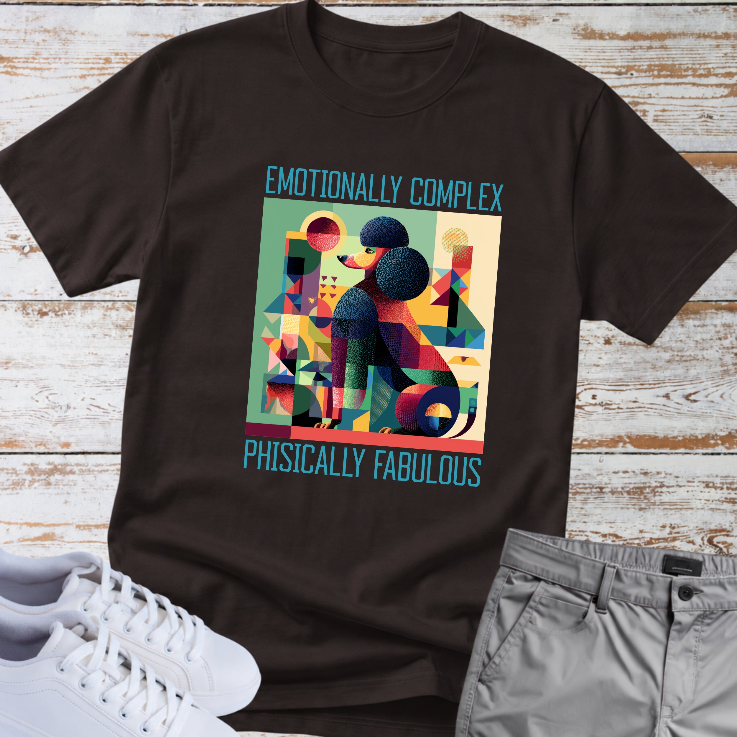 Poodle Emotionally Complex T-Shirt