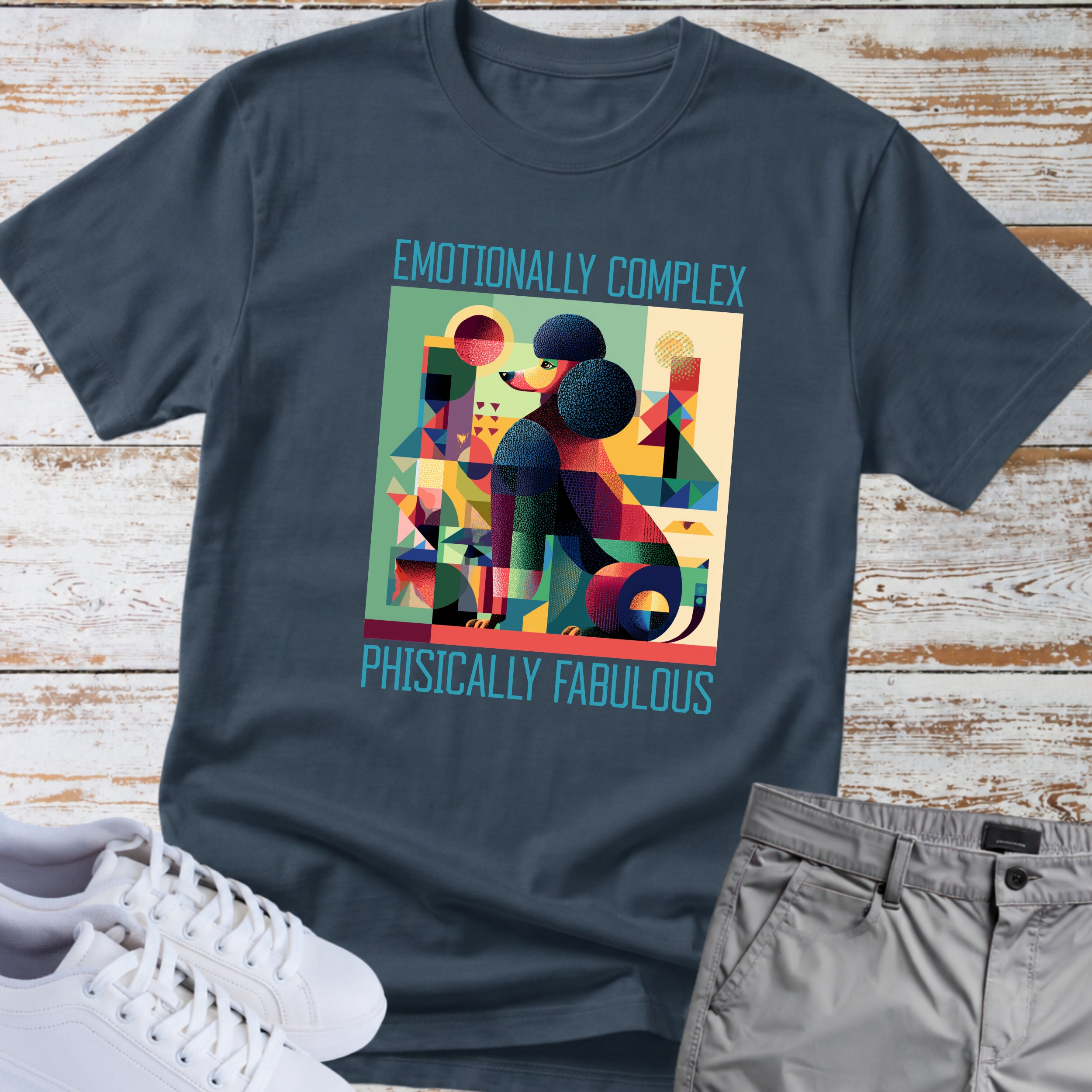 Poodle Emotionally Complex T-Shirt