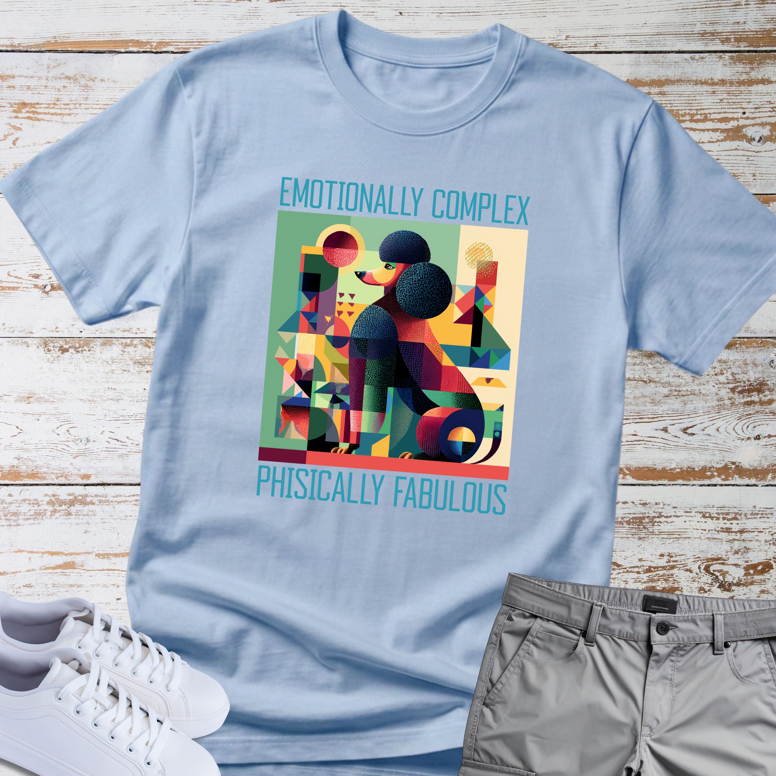 Poodle Emotionally Complex T-Shirt
