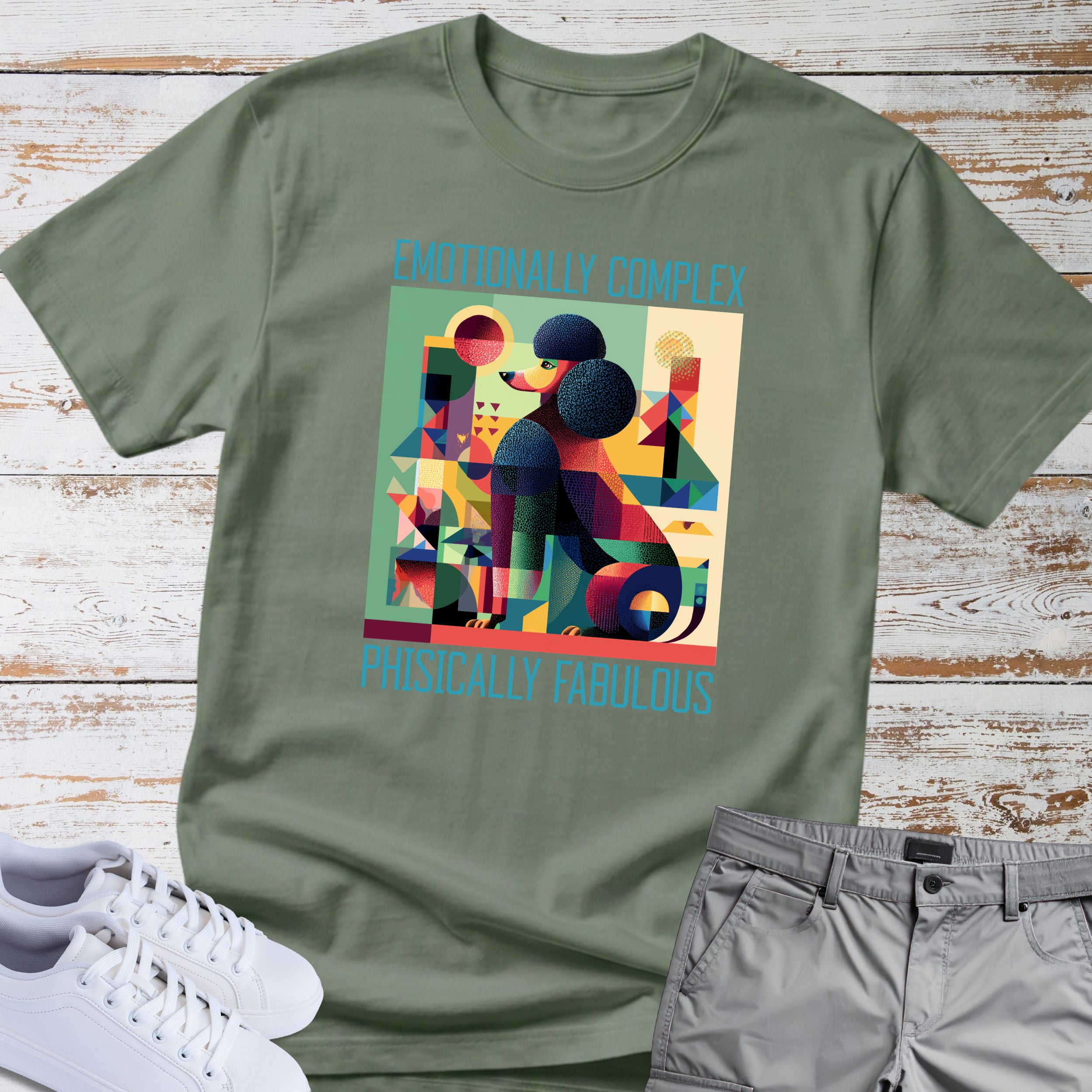 Poodle Emotionally Complex T-Shirt