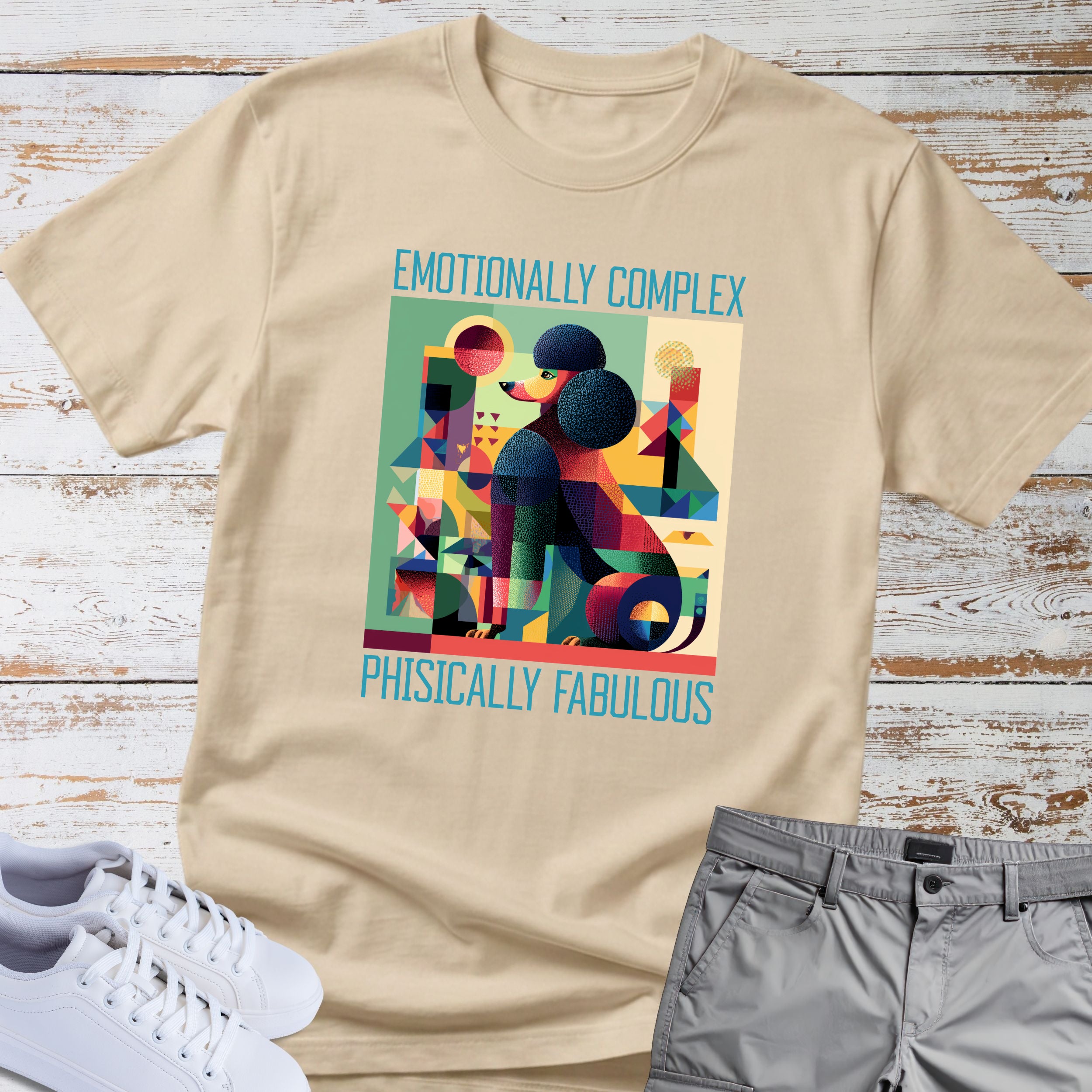 Poodle Emotionally Complex T-Shirt