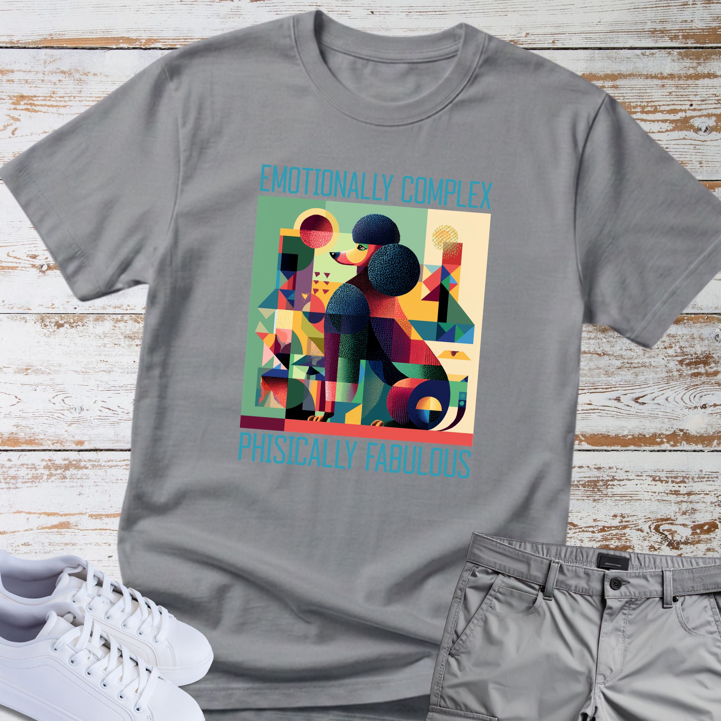 Poodle Emotionally Complex T-Shirt