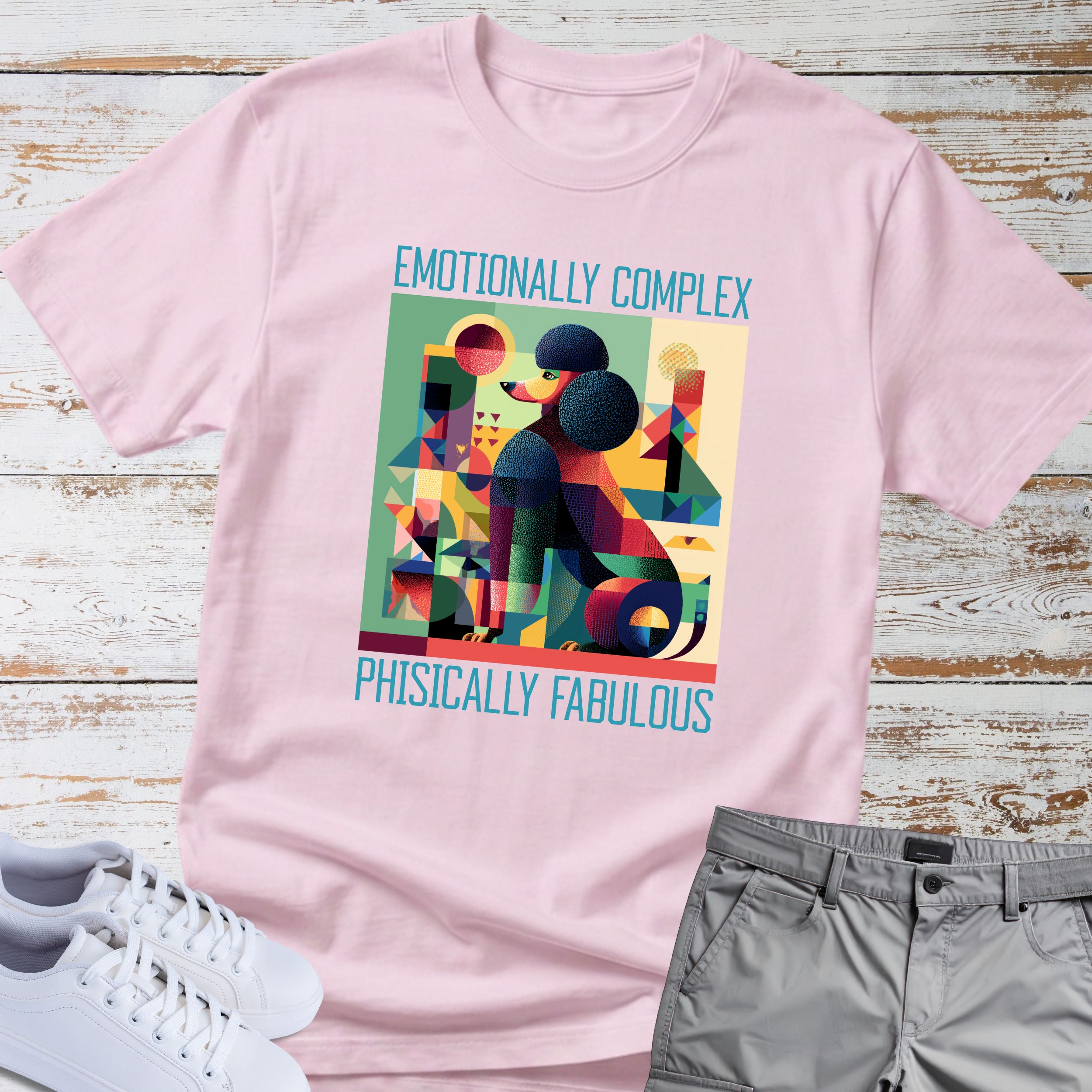 Poodle Emotionally Complex T-Shirt