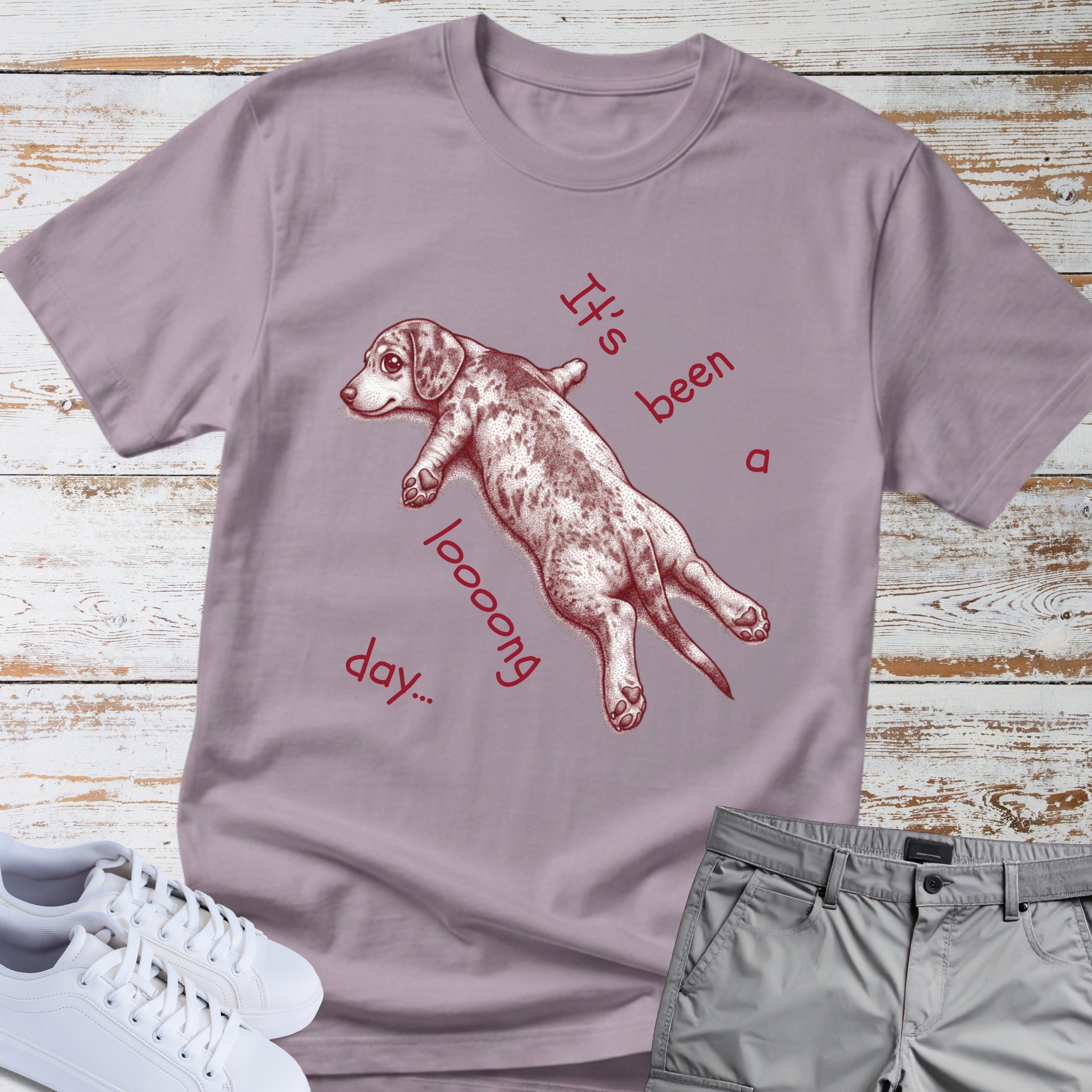 Dachshund "It's Been a Long Day" T-Shirt