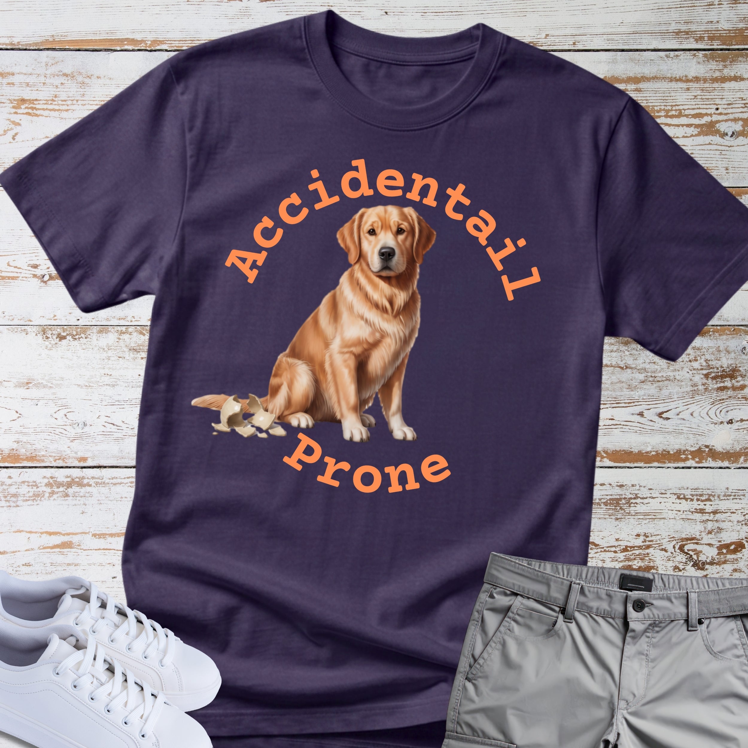 Golden Retriever Accidentail Prone T-Shirt