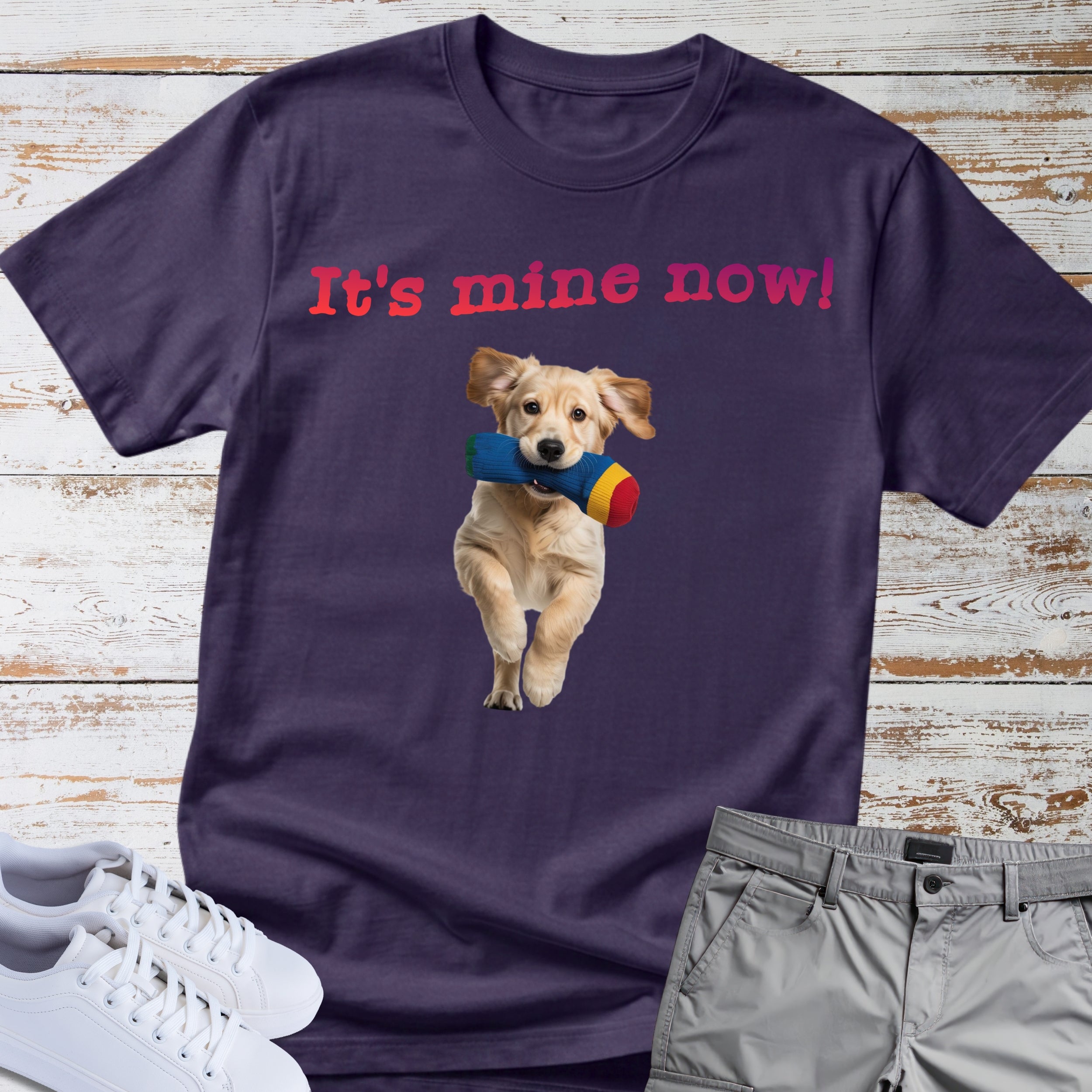 Golden Retriever "It's Mine Now!" T-Shirt