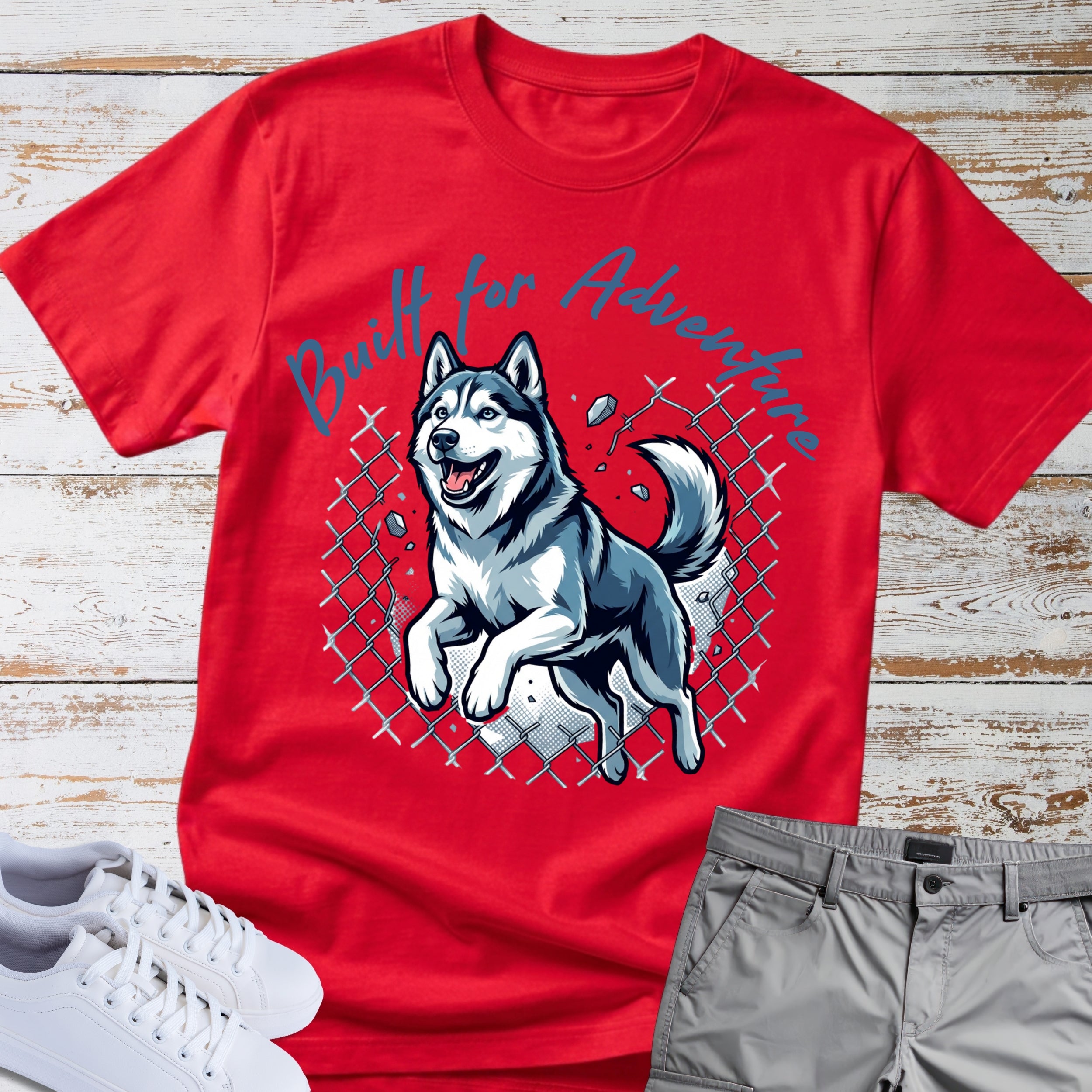 Built for Adventure Siberian Husky T-Shirt