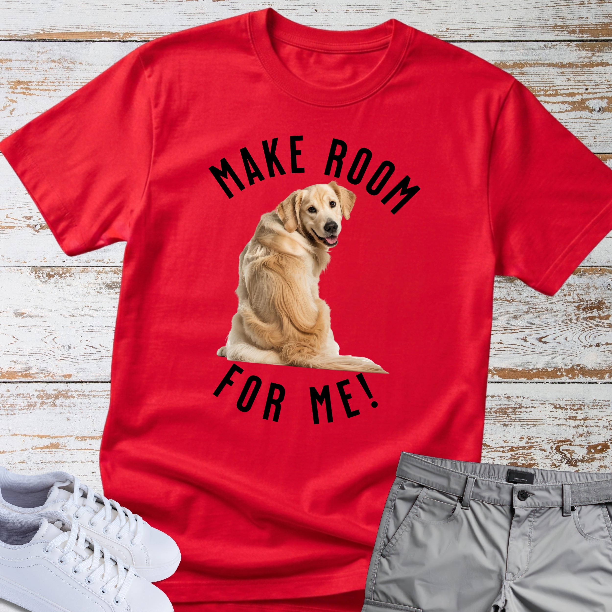 Golden Retriever Make Room For Me! T-Shirt