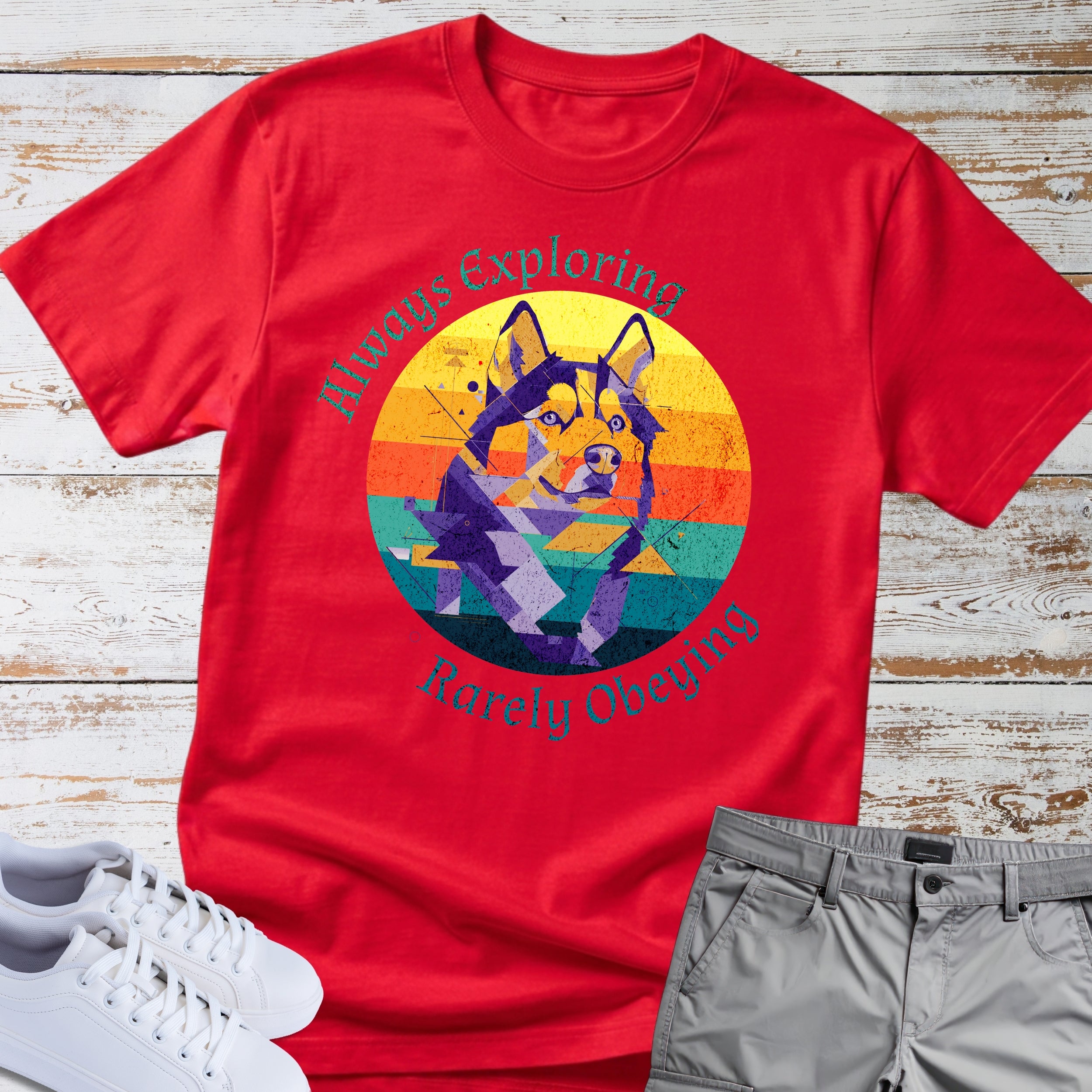 Rarely Obeying Siberian Husky T-Shirt