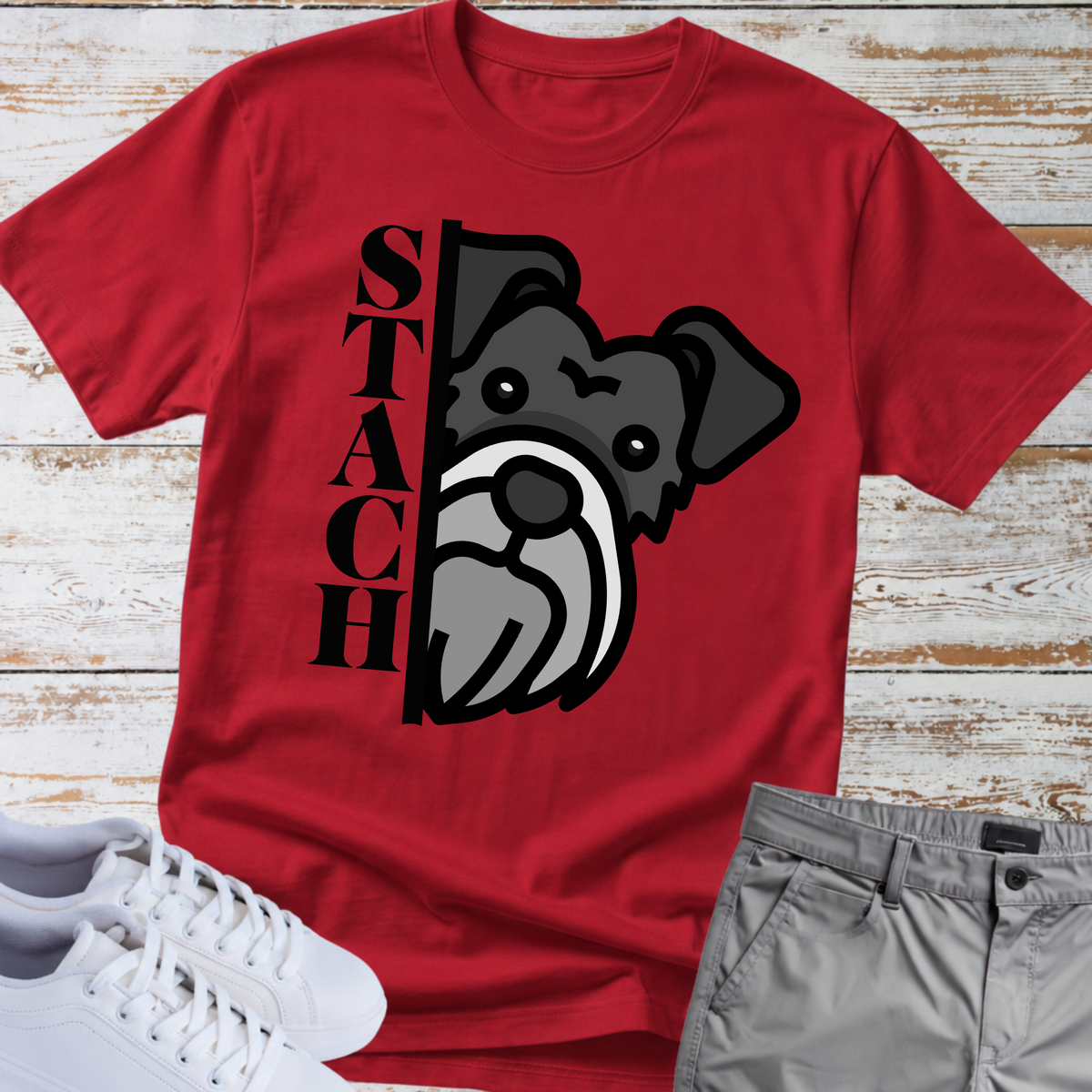 Stach 😎 | Schnauzer Graphic T-Shirt