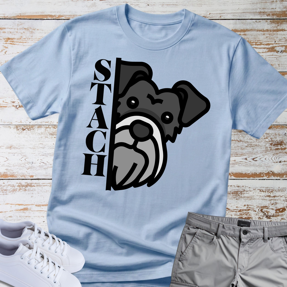Stach 😎 | Schnauzer Graphic T-Shirt