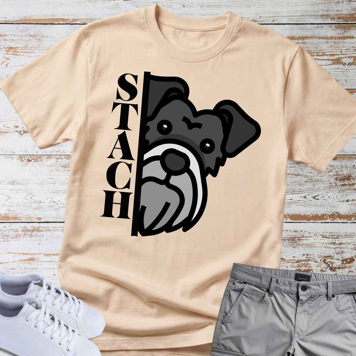 Stach 😎 | Schnauzer Graphic T-Shirt