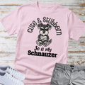 Cute & Stubborn 😎 | Schnauzer Graphic T-Shirt