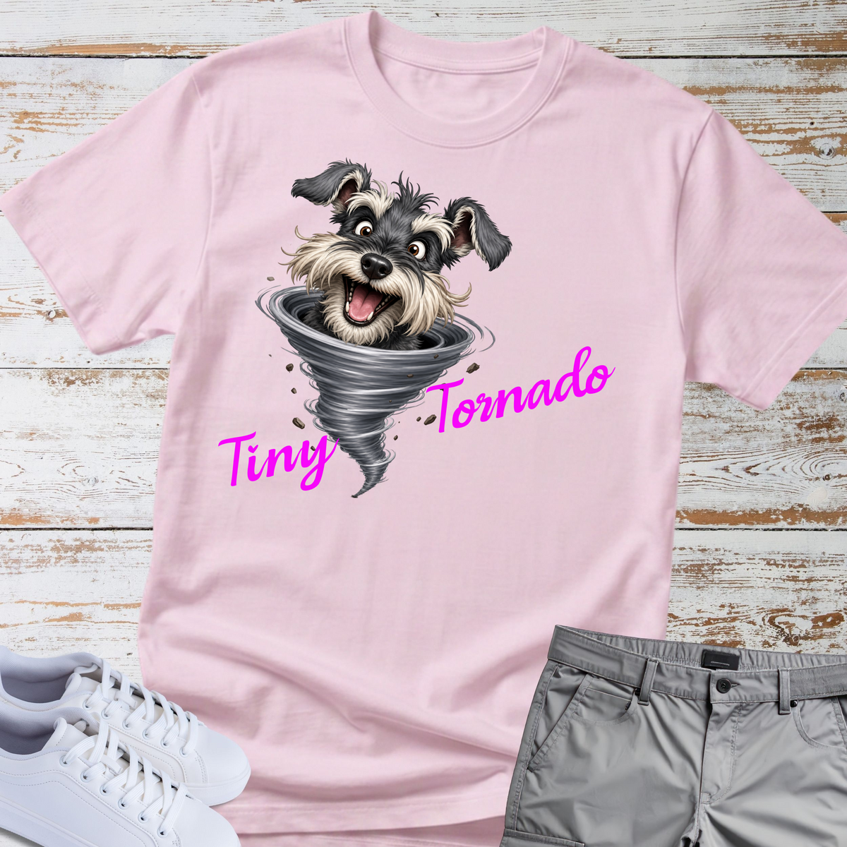 Tiny Tornado 🌪️ | Schnauzer Graphic T-Shirt