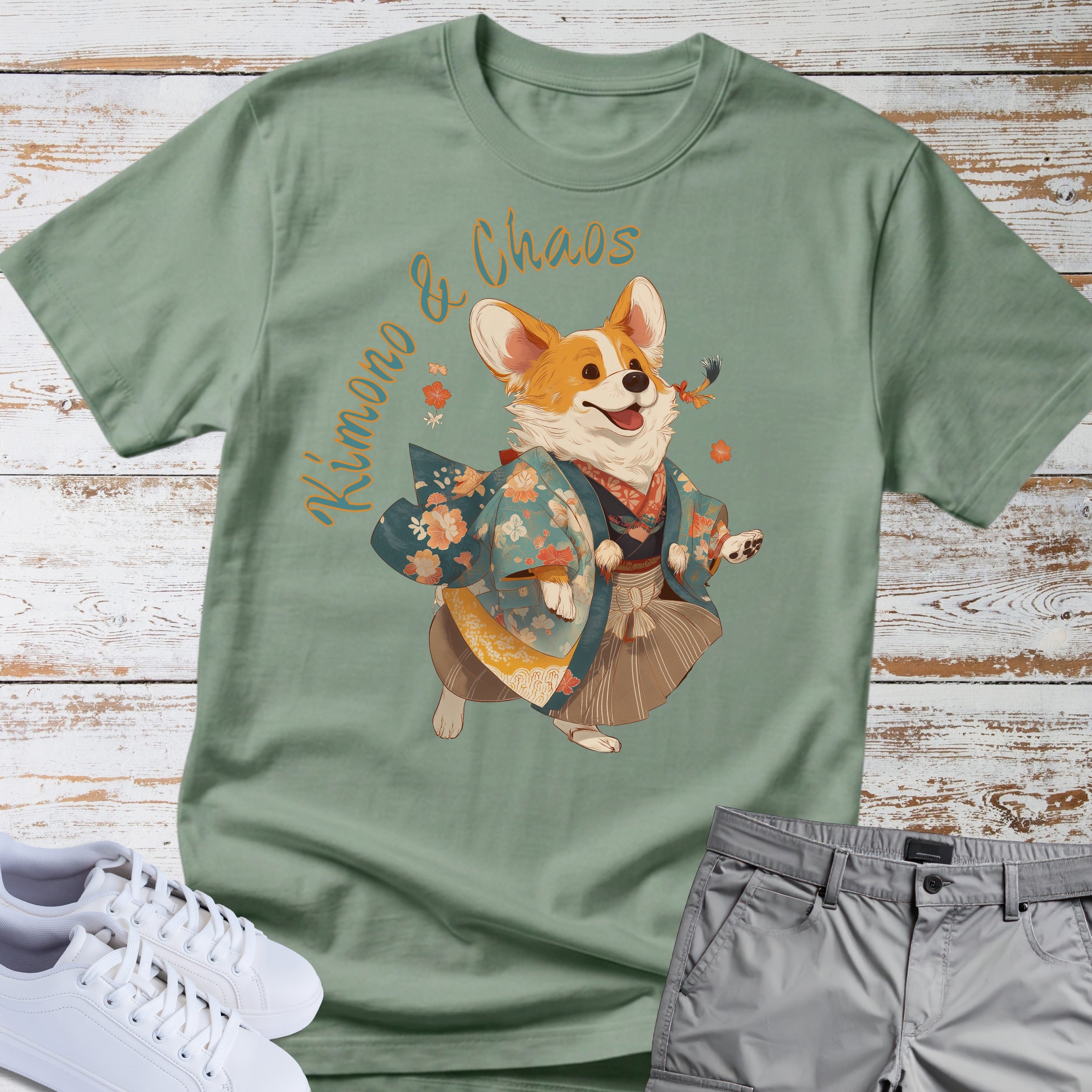 Kimono & Chaos Corgi T-Shirt
