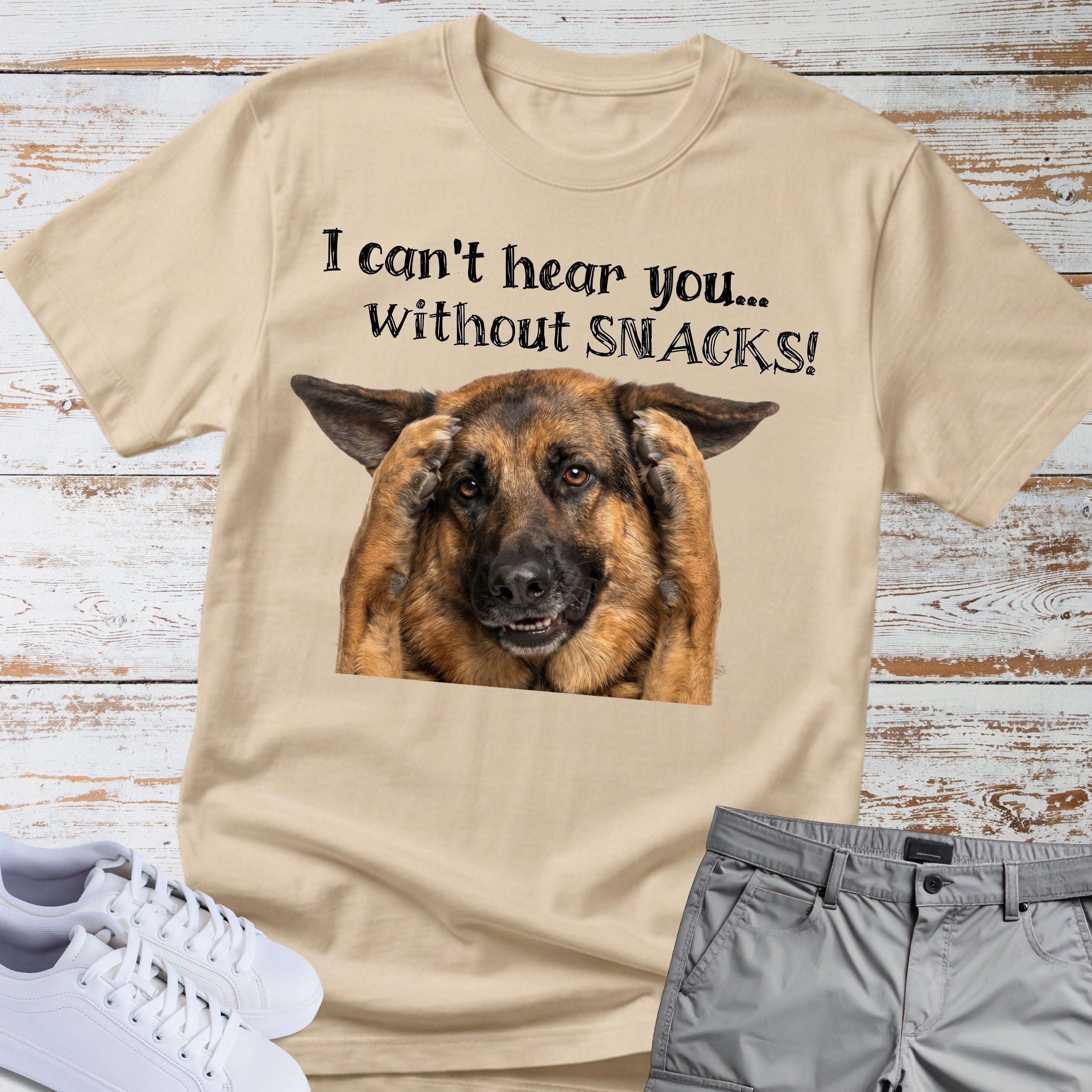 German Shepherd "I Can't Hear You..." Tee