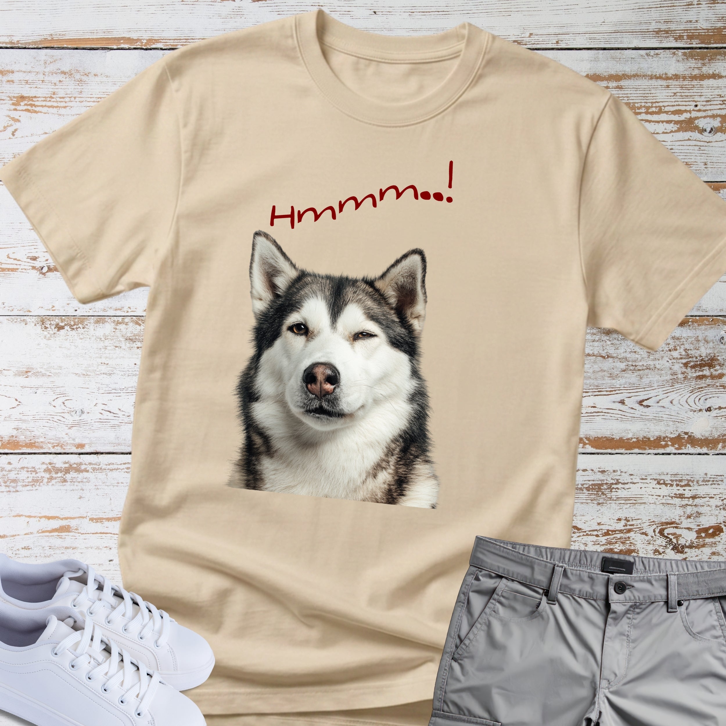 Siberian Husky 'Hmmm...!' Tee