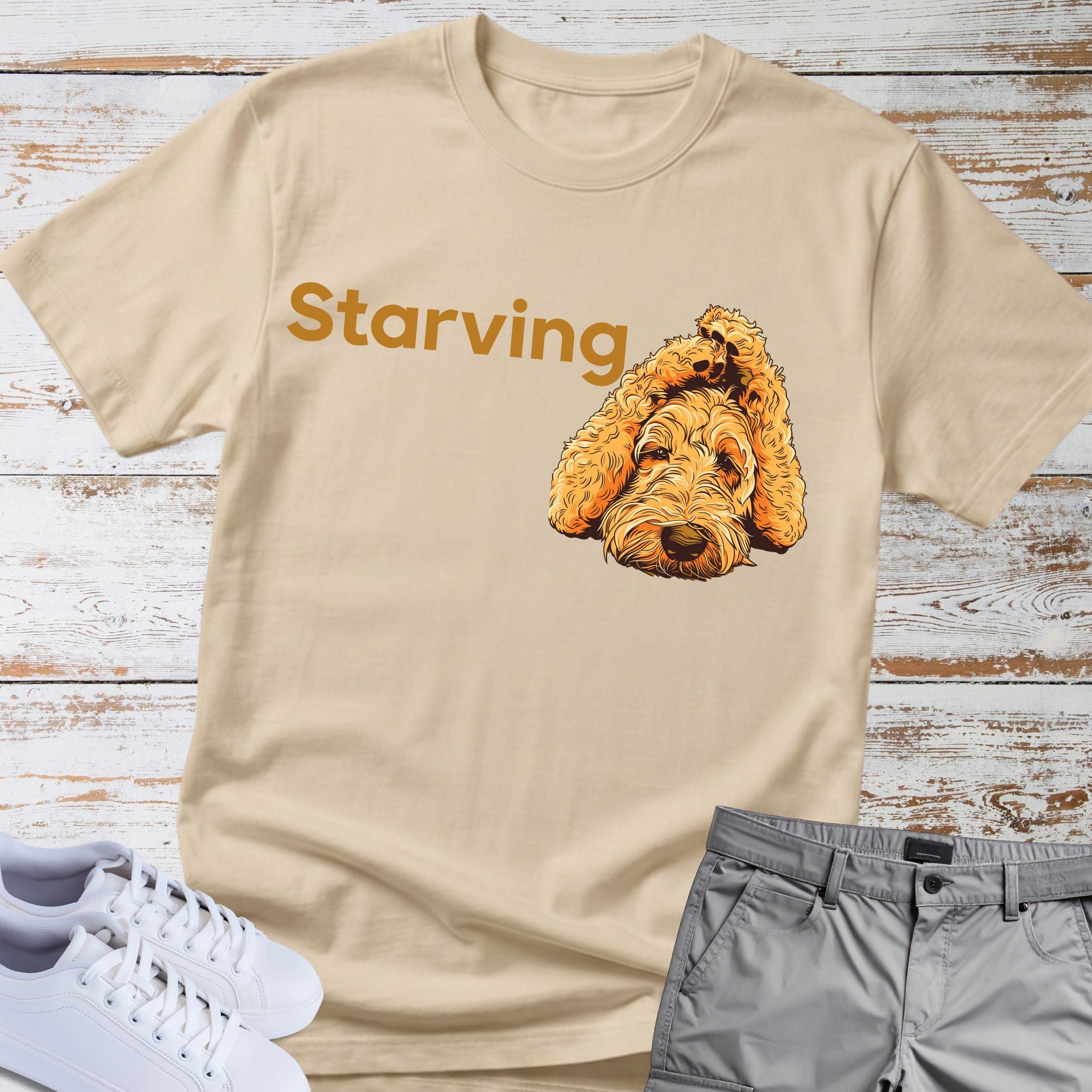 Goldendoodle Starving T-Shirt