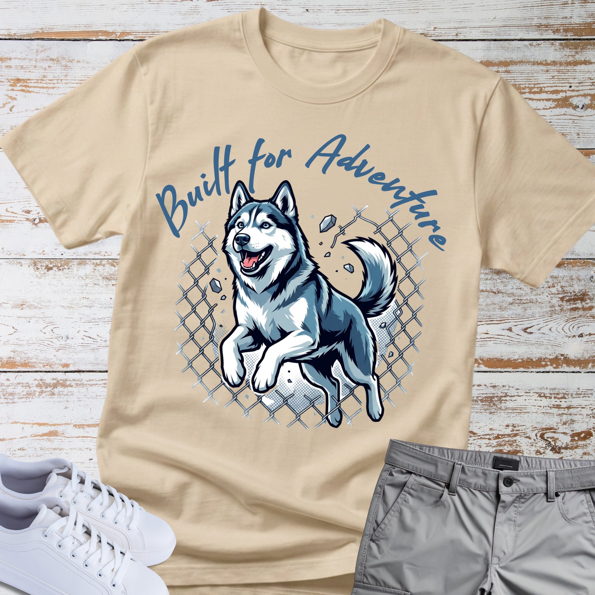 Built for Adventure Siberian Husky T-Shirt