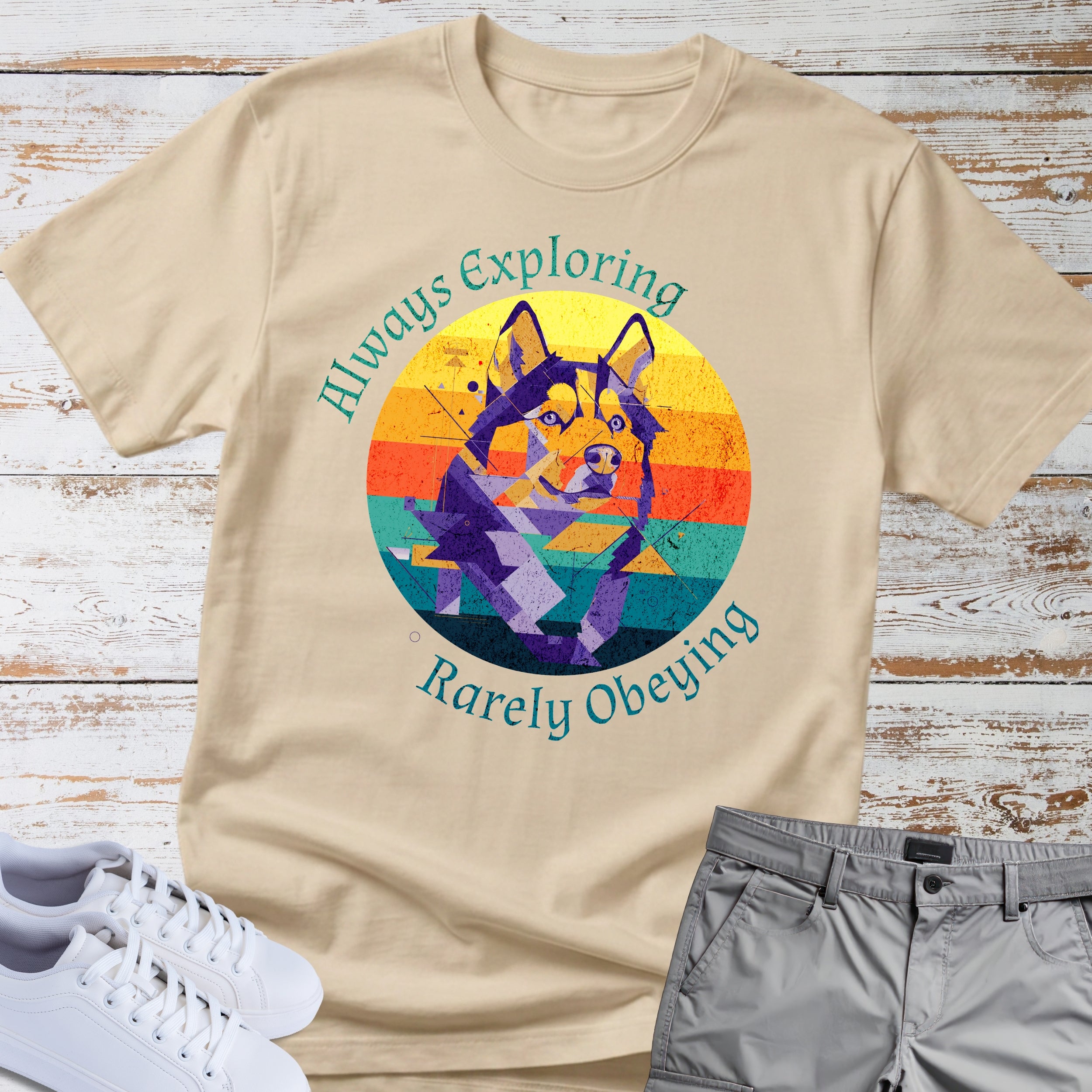 Rarely Obeying Siberian Husky T-Shirt