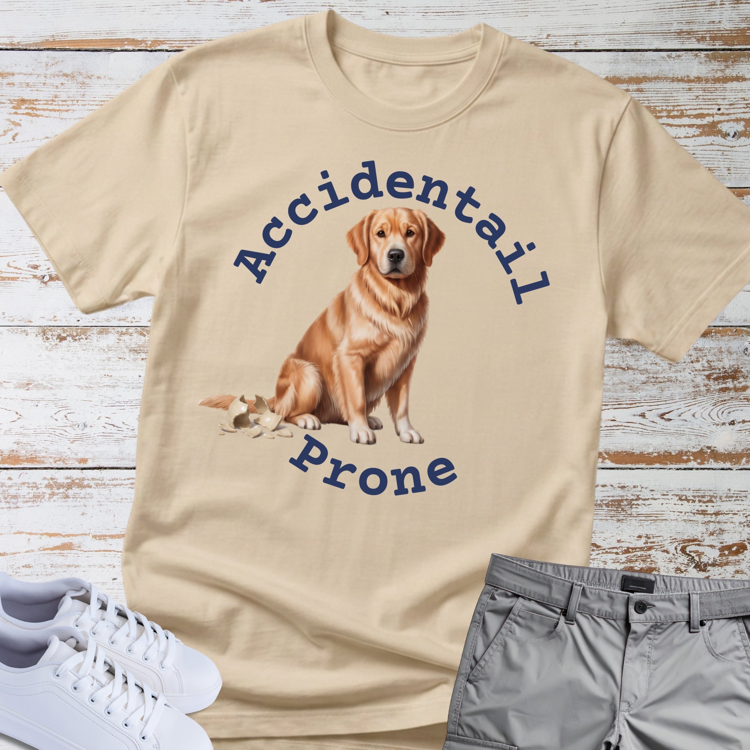 Golden Retriever Accidentail Prone T-Shirt