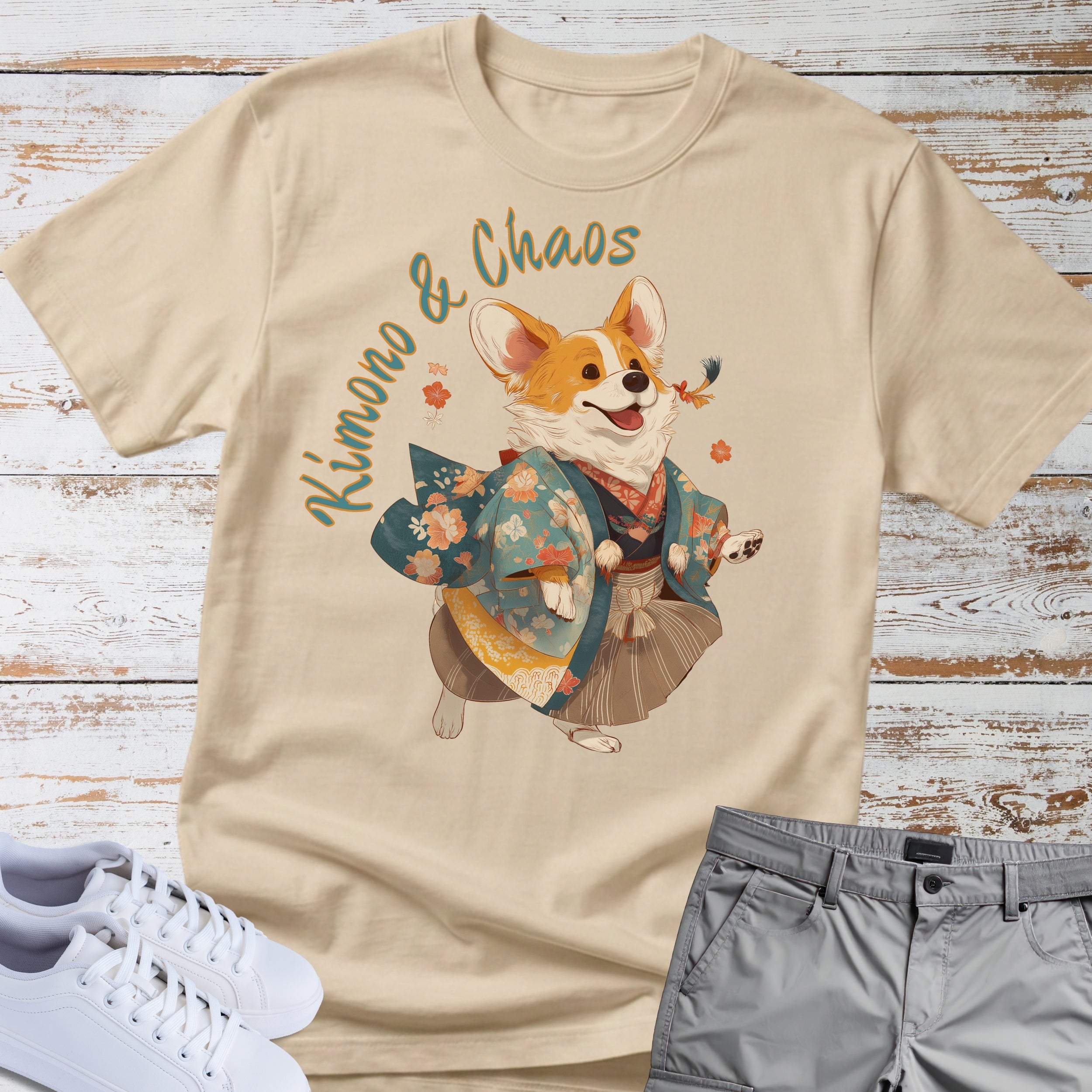 Kimono & Chaos Corgi T-Shirt