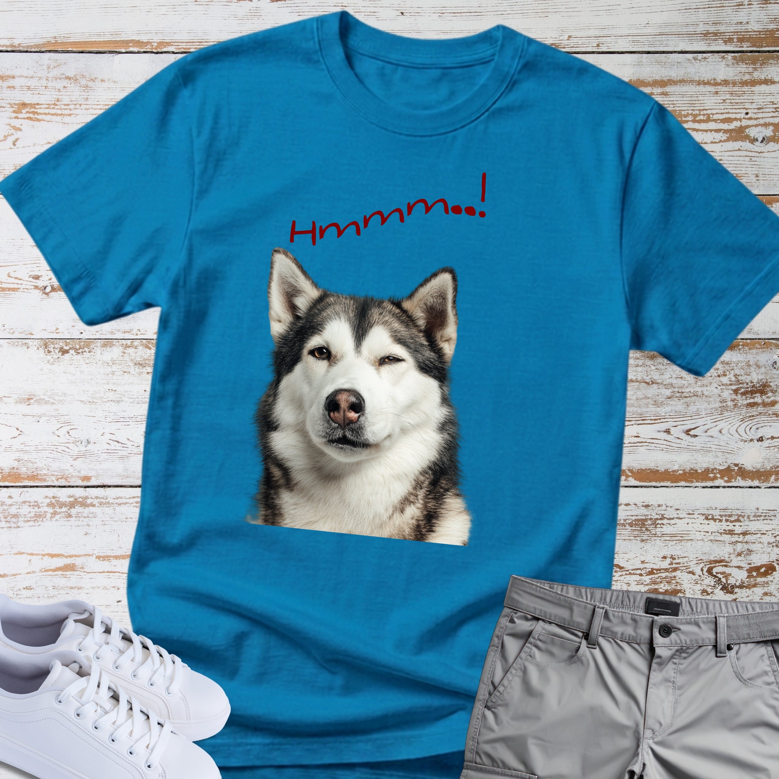 Siberian Husky 'Hmmm...!' Tee