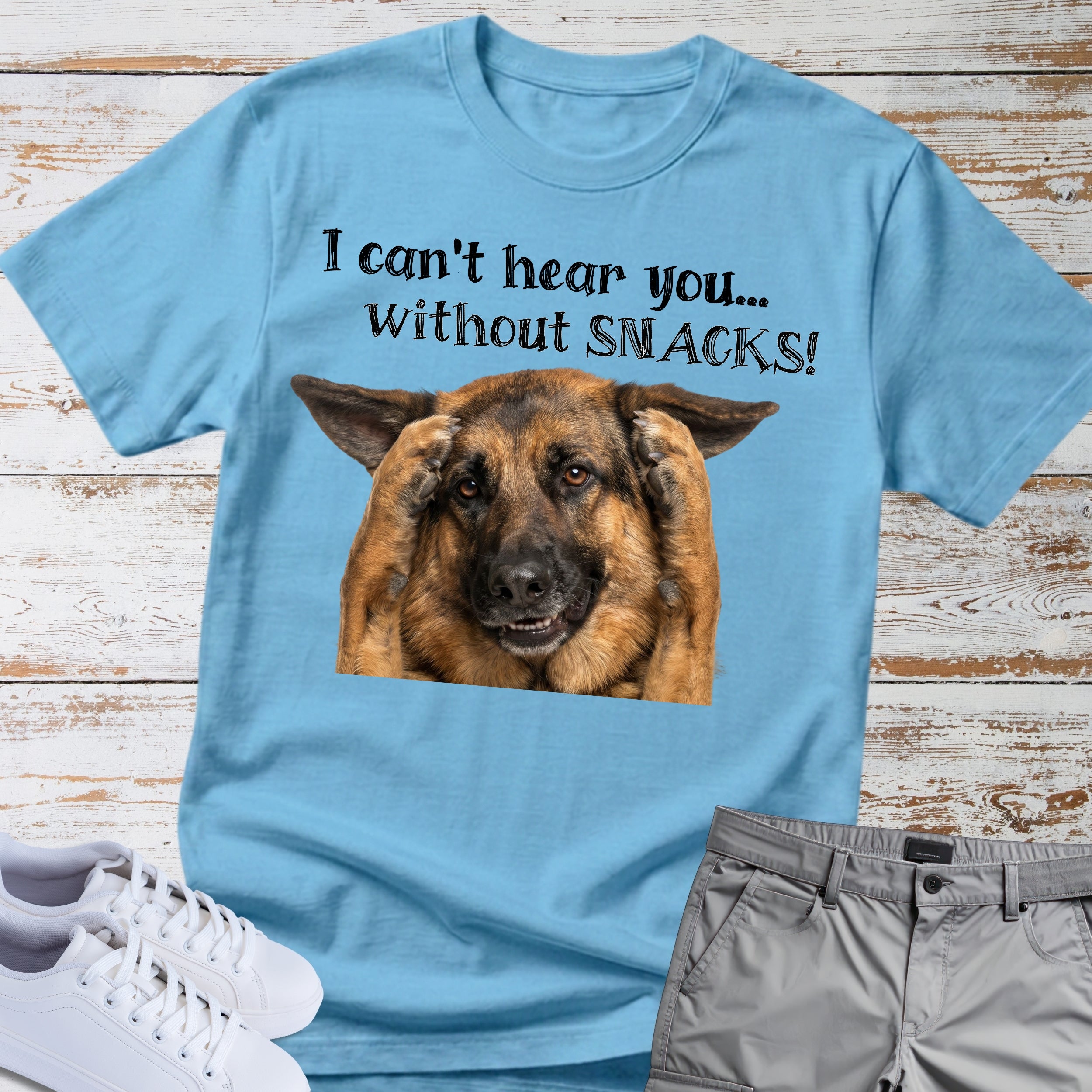 German Shepherd "I Can't Hear You..." Tee