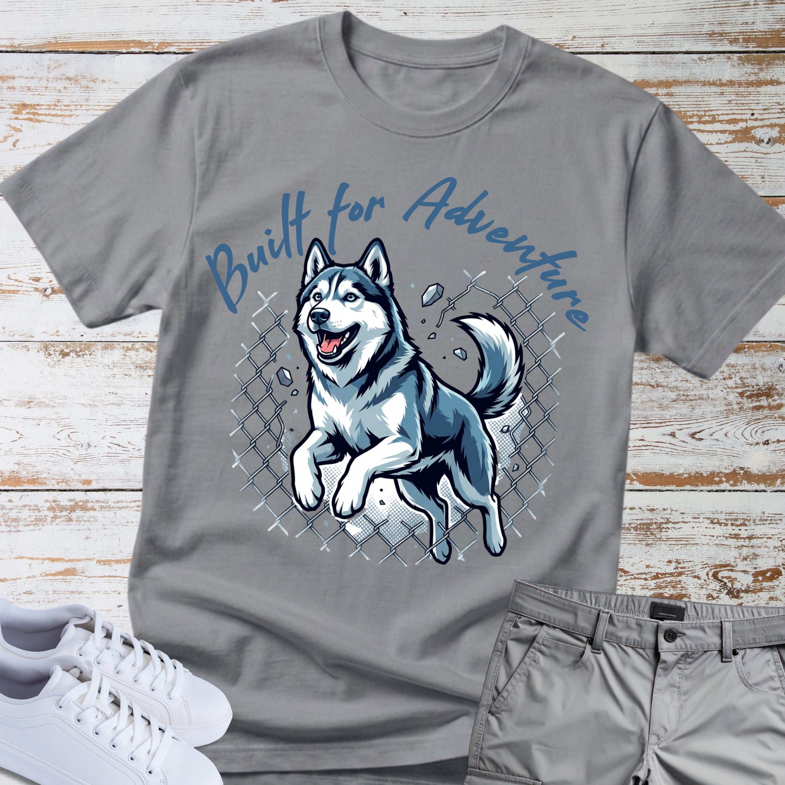 Built for Adventure Siberian Husky T-Shirt