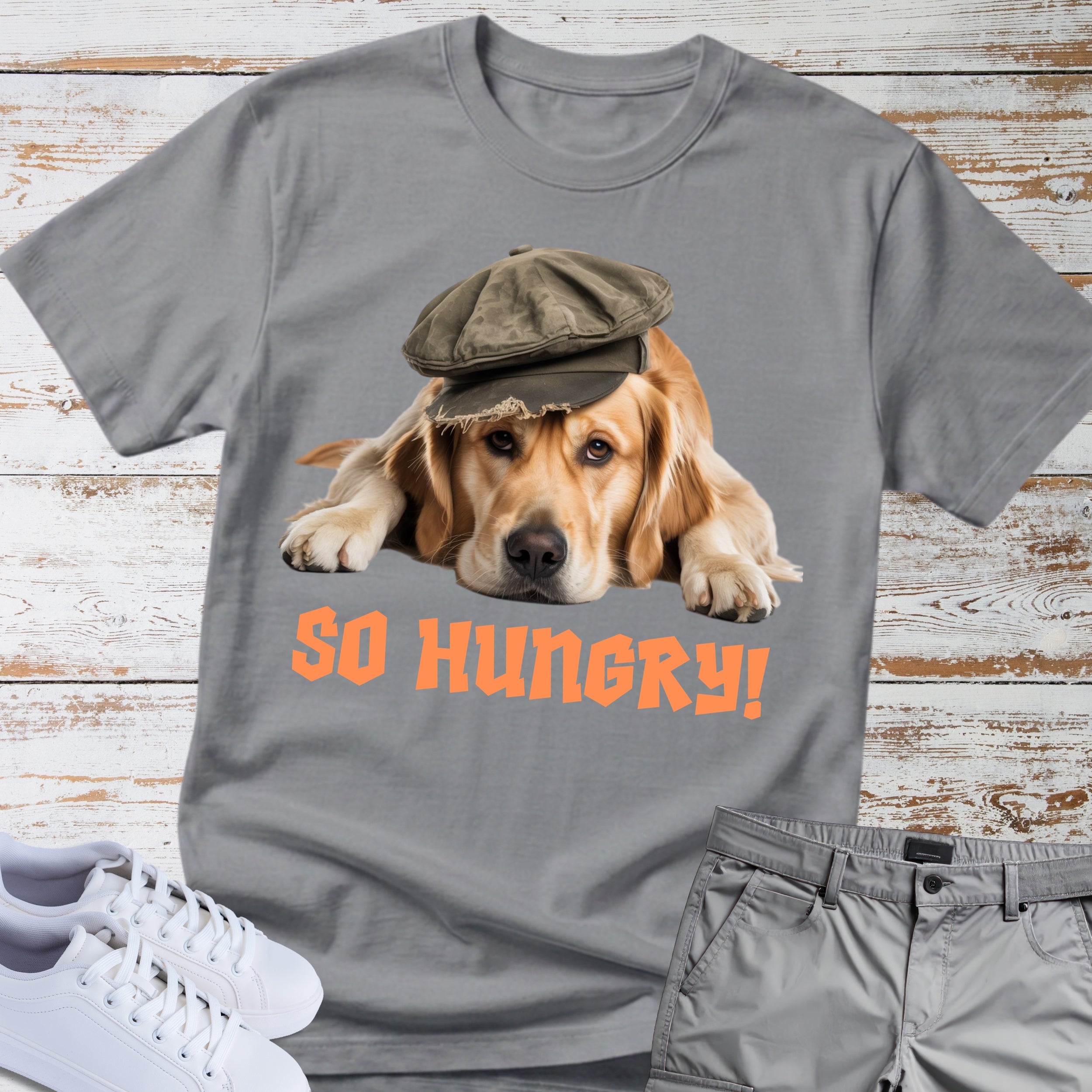 Golden Retriever "So Hungry" T-Shirt