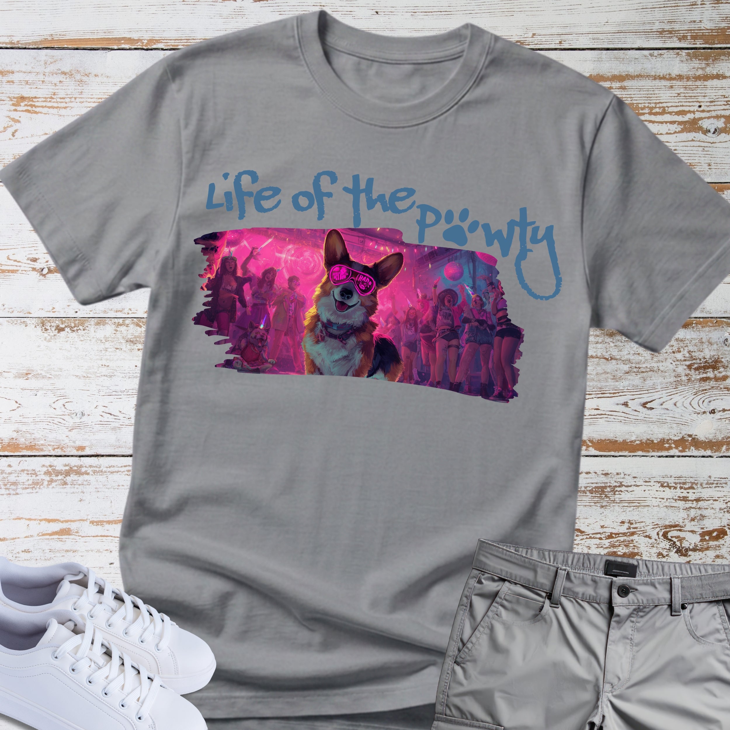 Life Of The Pawty Corgi T-Shirt