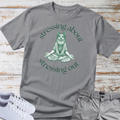 Stressing About, Stressing Out Australian Shepherd Yoga Tee