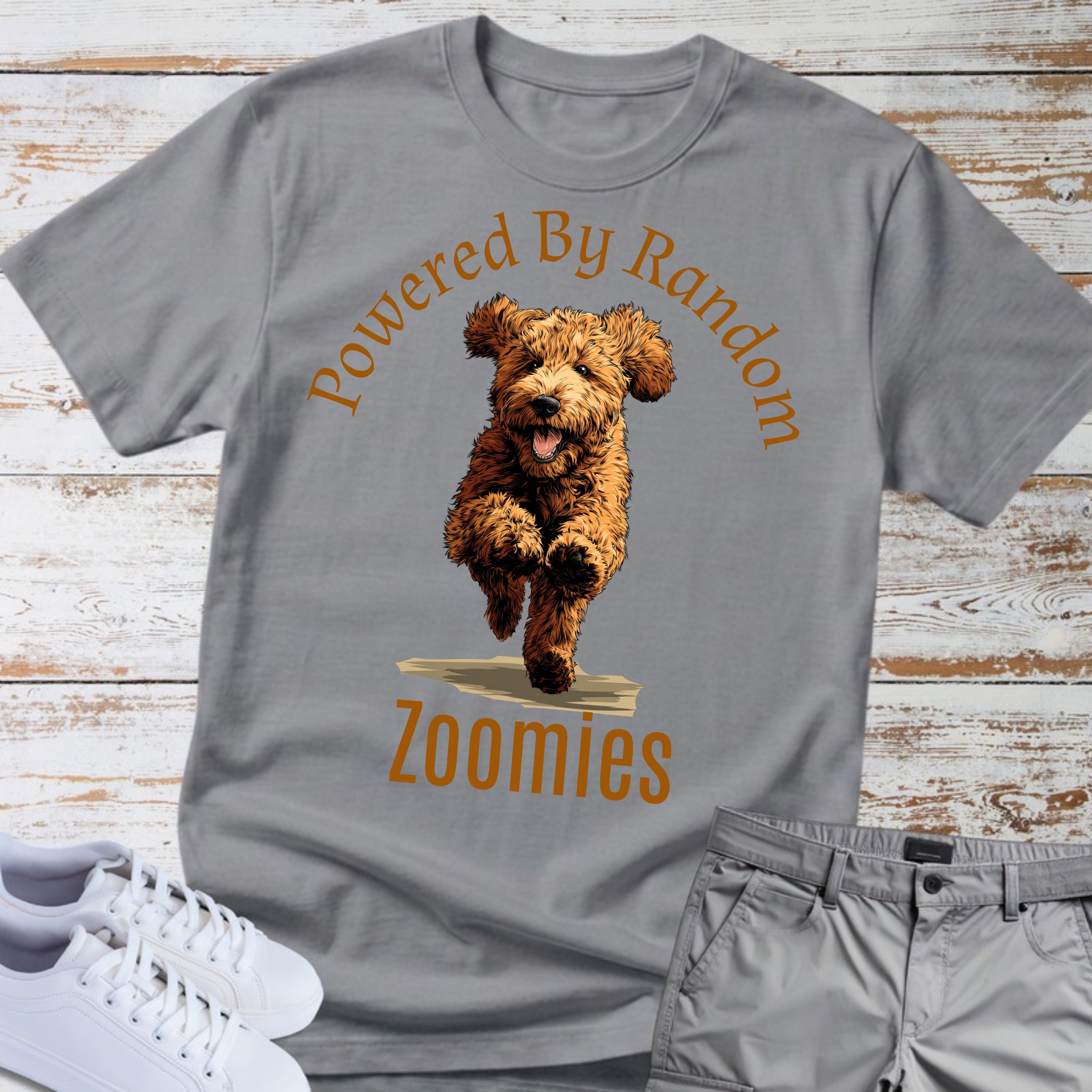 Goldendoodle Powered By Random Zoomies T-Shirt