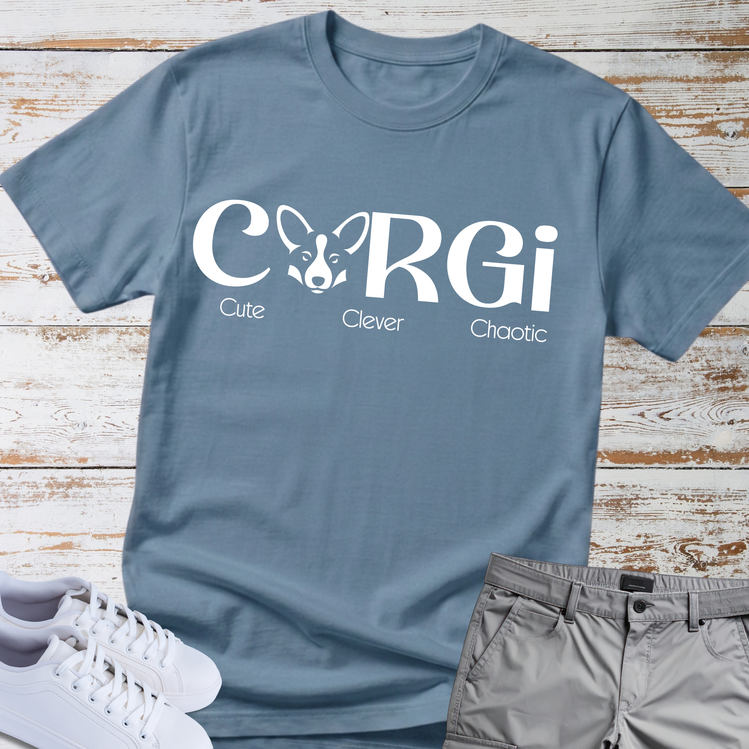 Corgi Cute Clever Chaotic T-Shirt