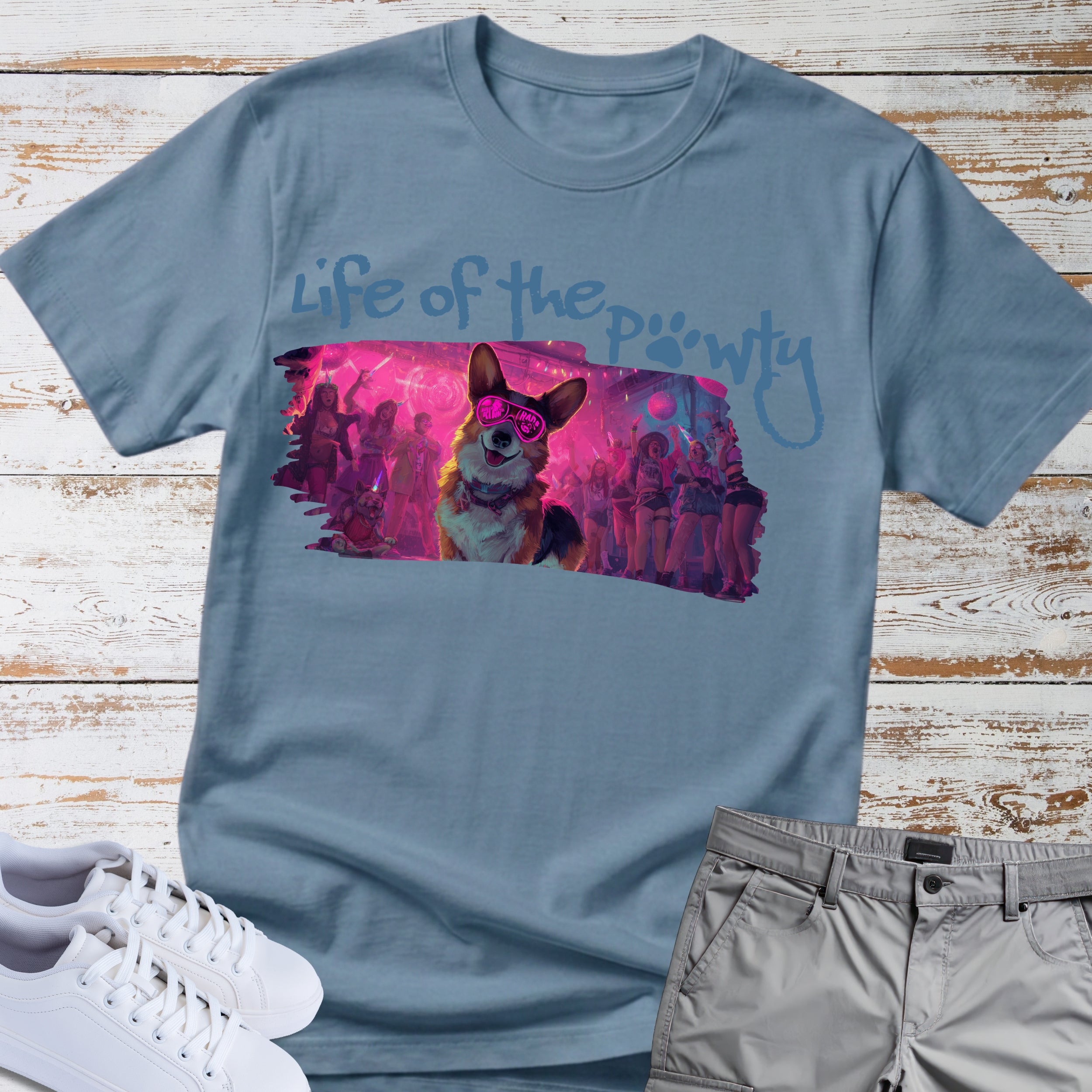 Life Of The Pawty Corgi T-Shirt