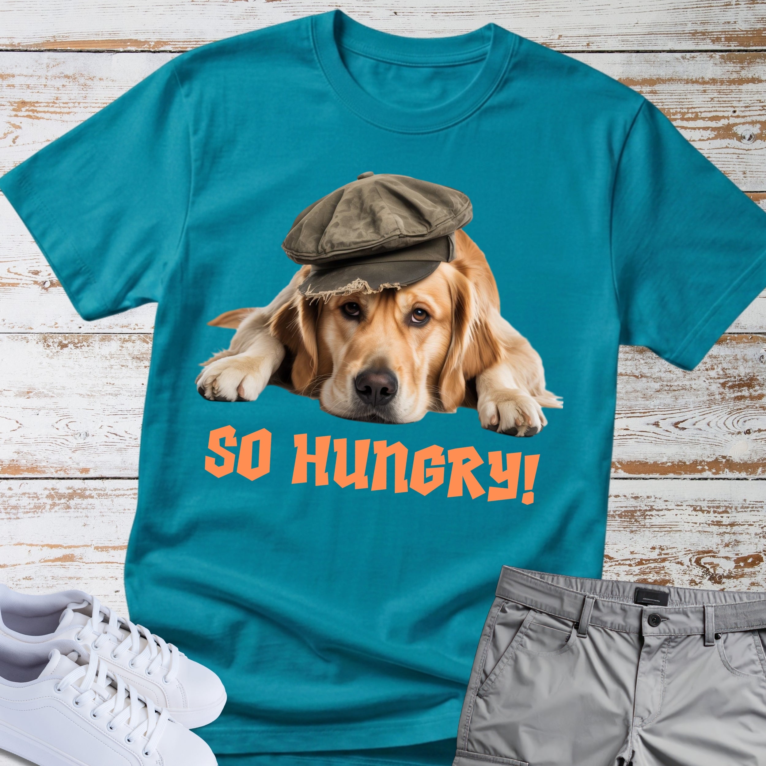 Golden Retriever "So Hungry" T-Shirt