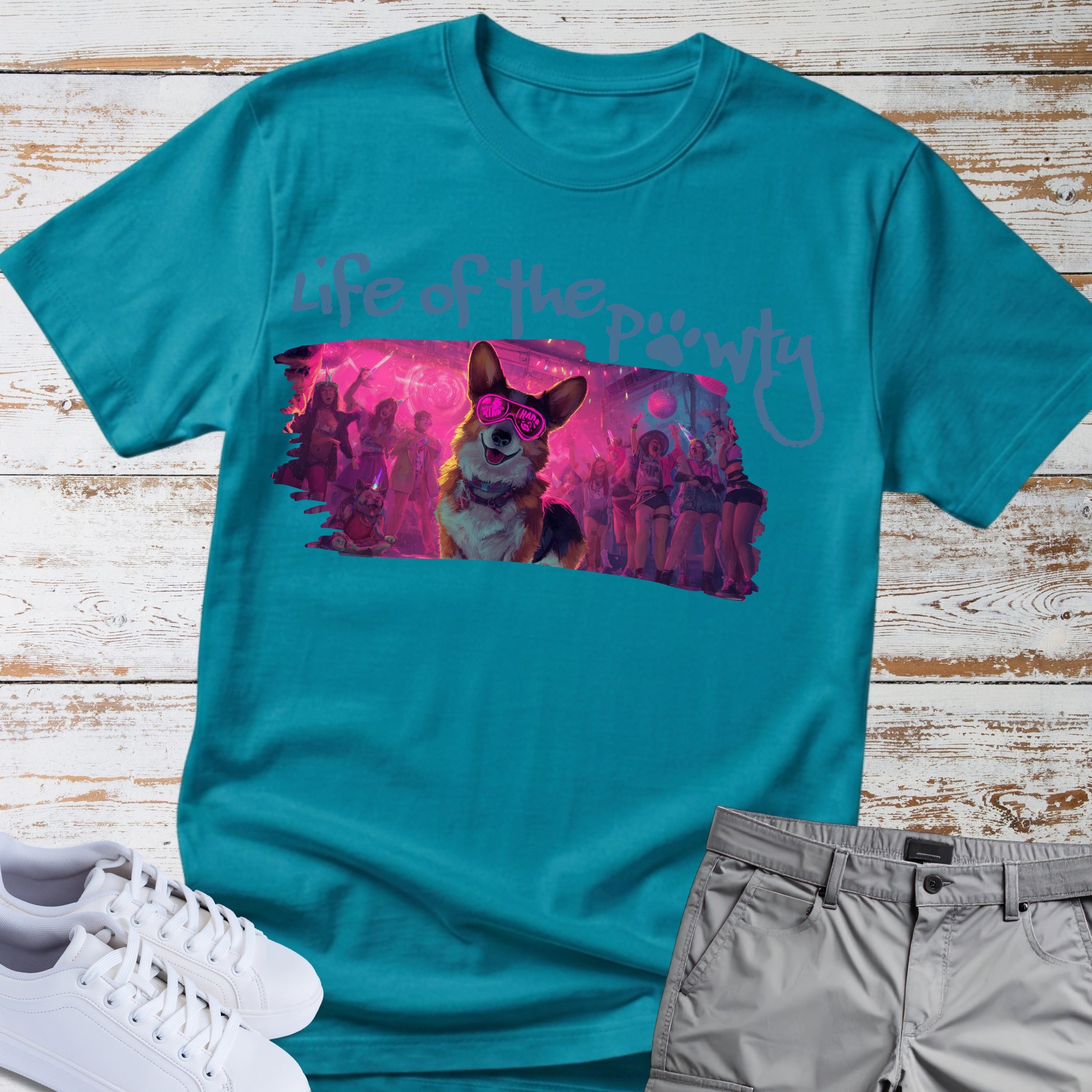 Life Of The Pawty Corgi T-Shirt