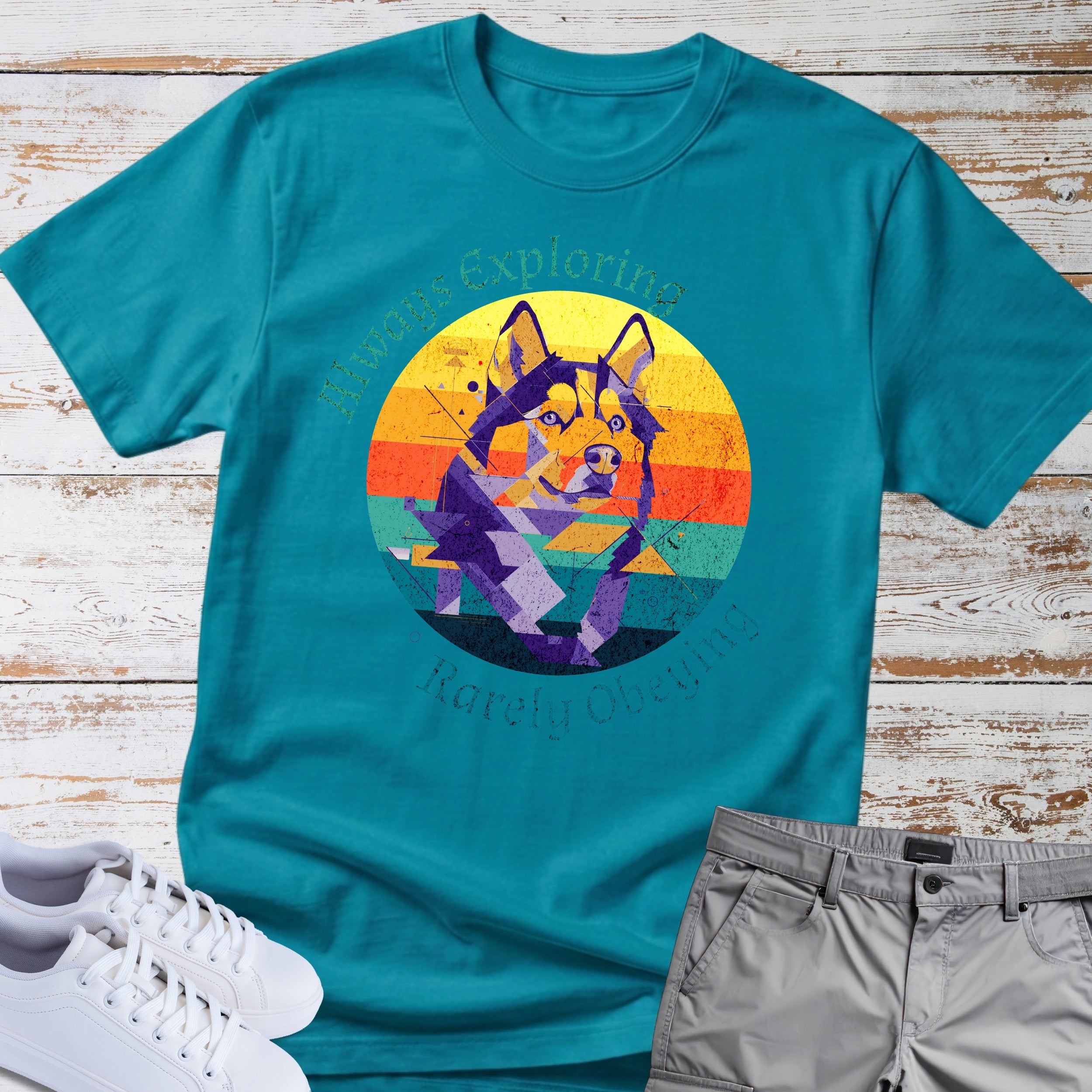 Rarely Obeying Siberian Husky T-Shirt