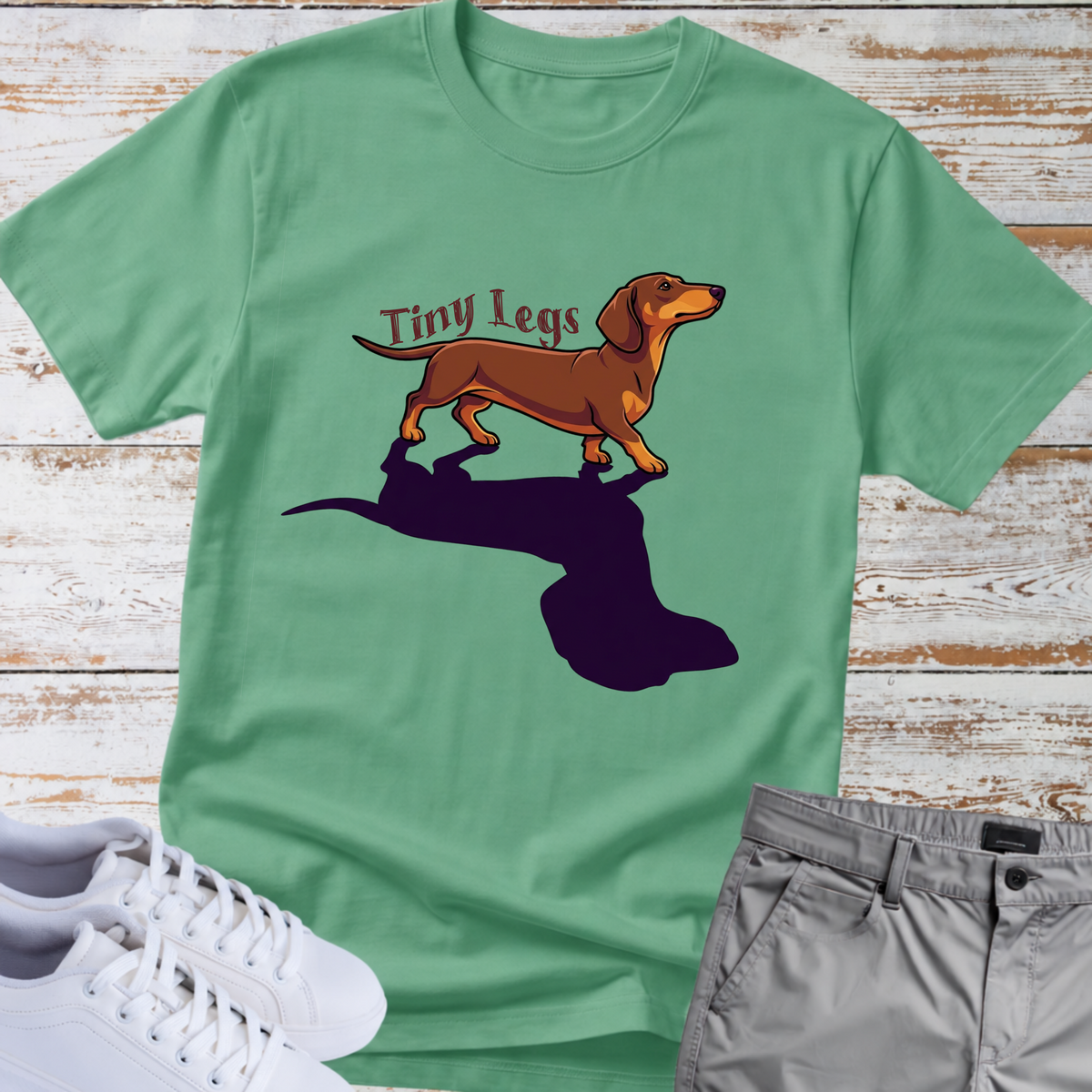 Dachshund 'Tiny Legs Big Attitude' T-Shirt