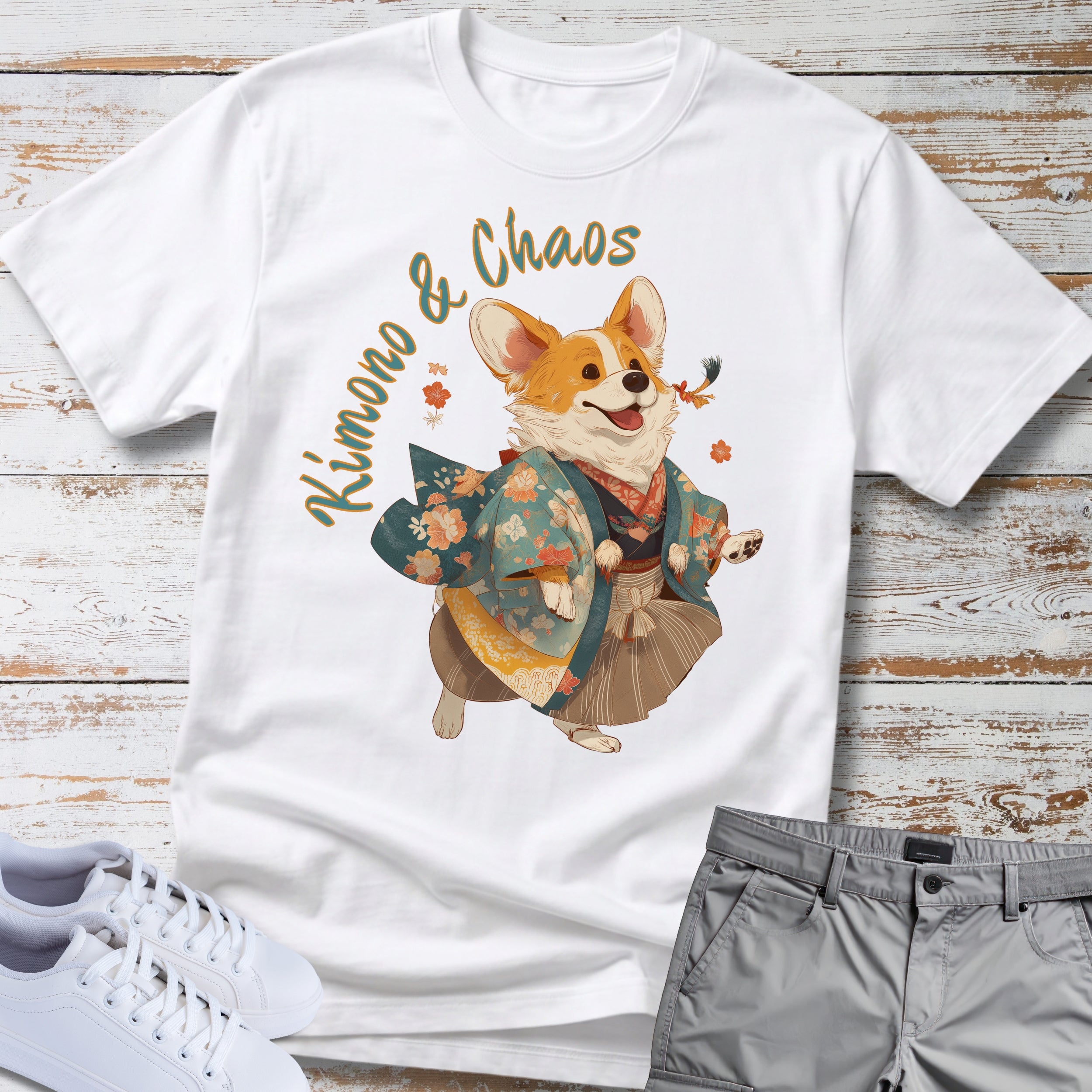Kimono & Chaos Corgi T-Shirt