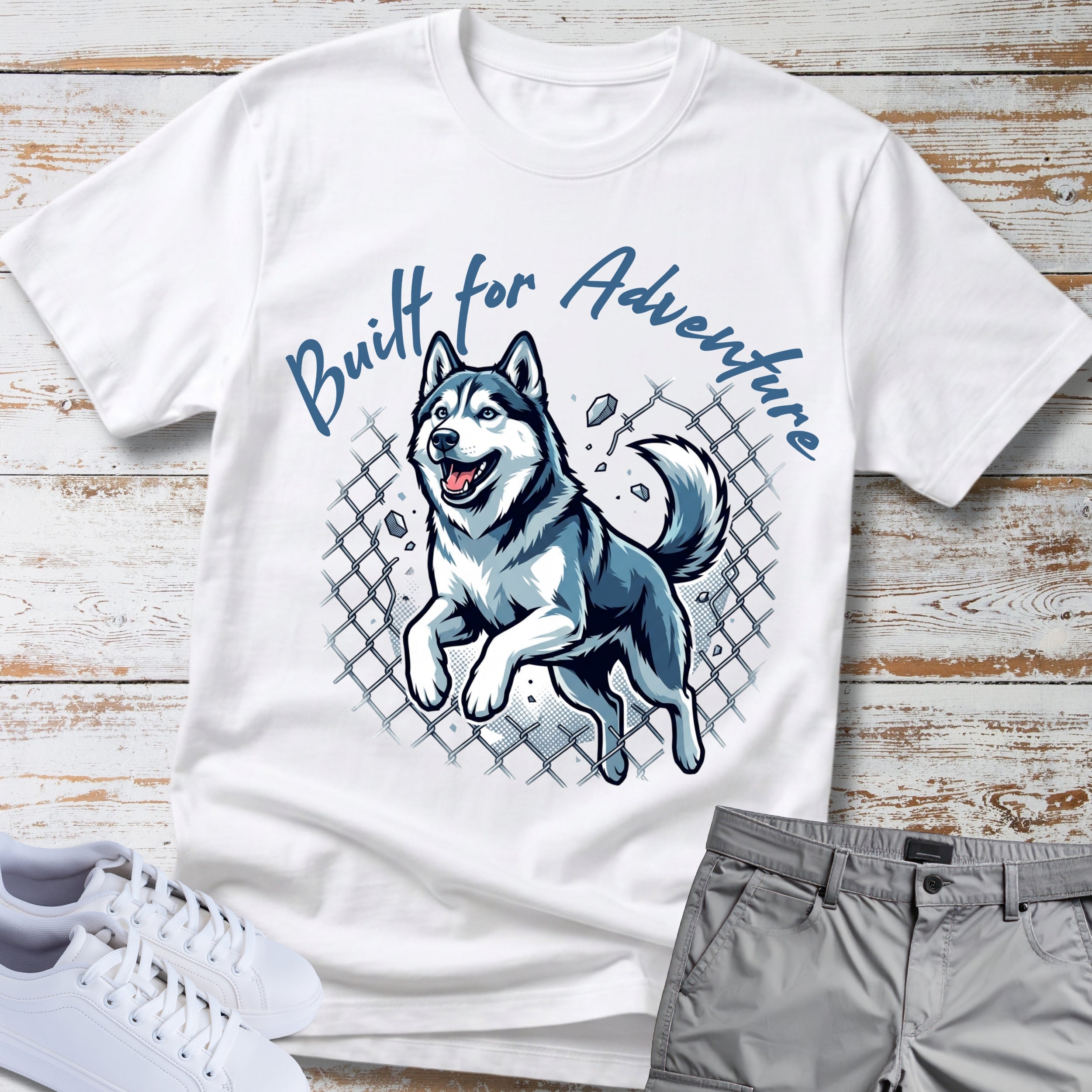 Built for Adventure Siberian Husky T-Shirt
