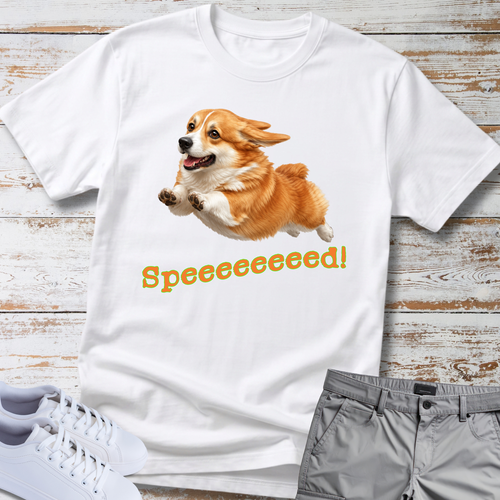 "Speeeeeeed!" — Corgi Tee