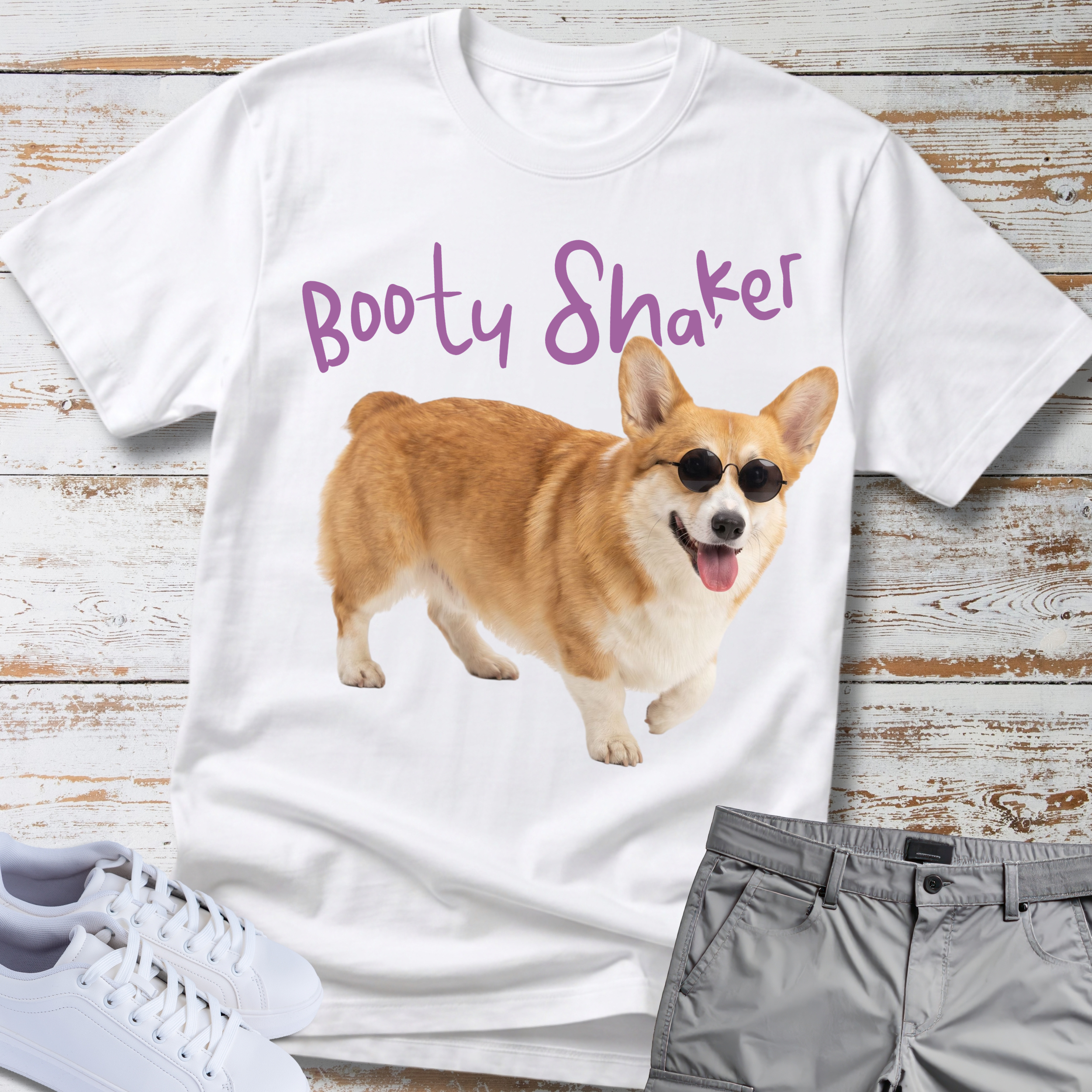 Corgi "Booty Shaker" Tee