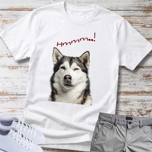 "Hmmm...!" — Siberian Husky Tee