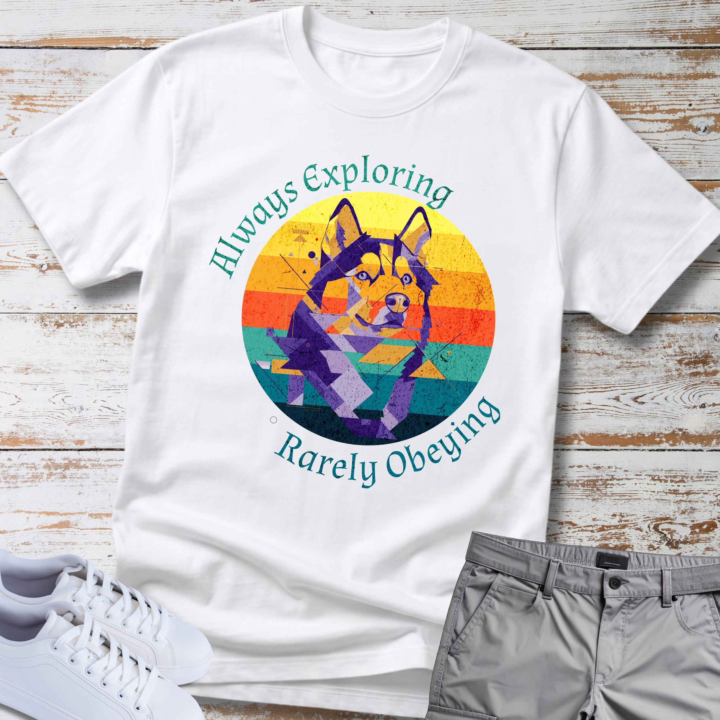 Rarely Obeying Siberian Husky T-Shirt